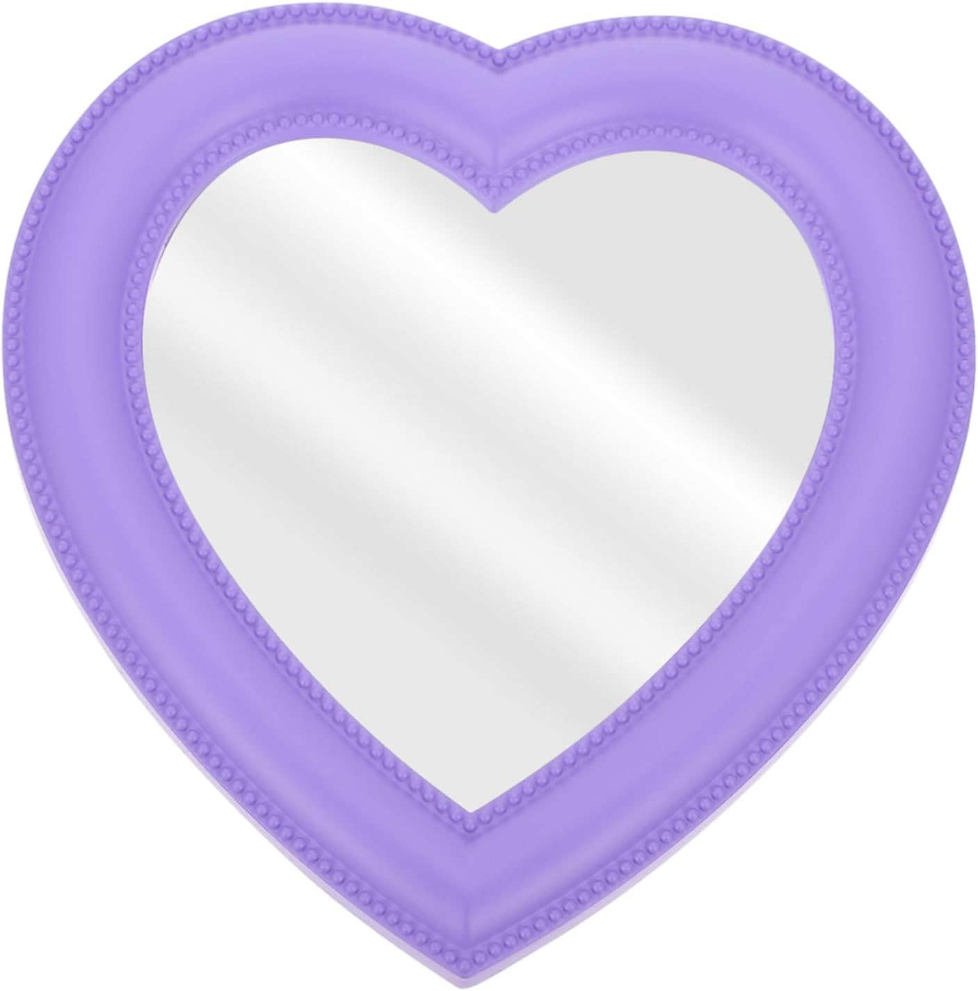 Cabilock Heart-Shaped Makeup Mirror for Vanity Wall or Desktop