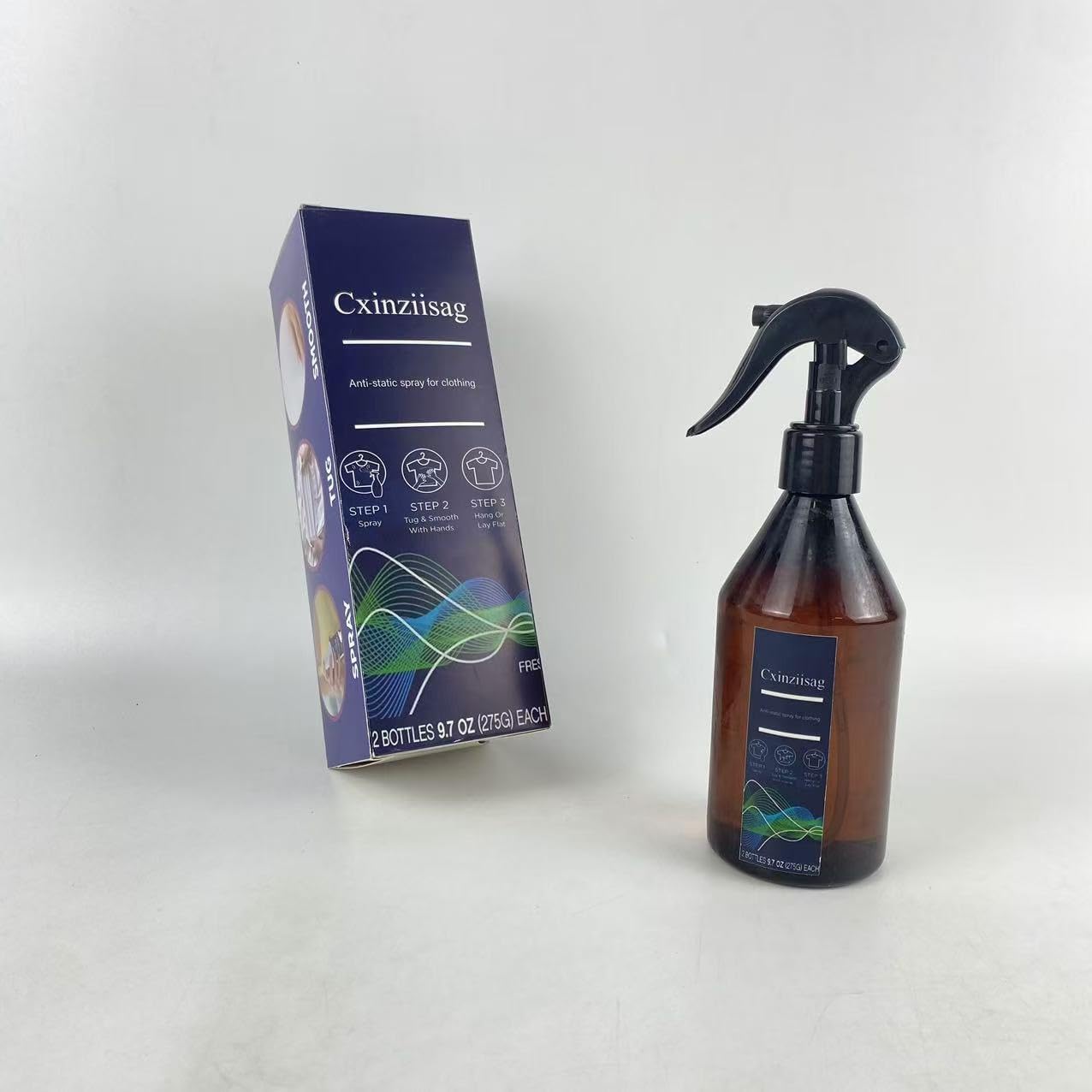 Cxinziisag All-in-One Anti-static Wrinkle Spray for Clothes