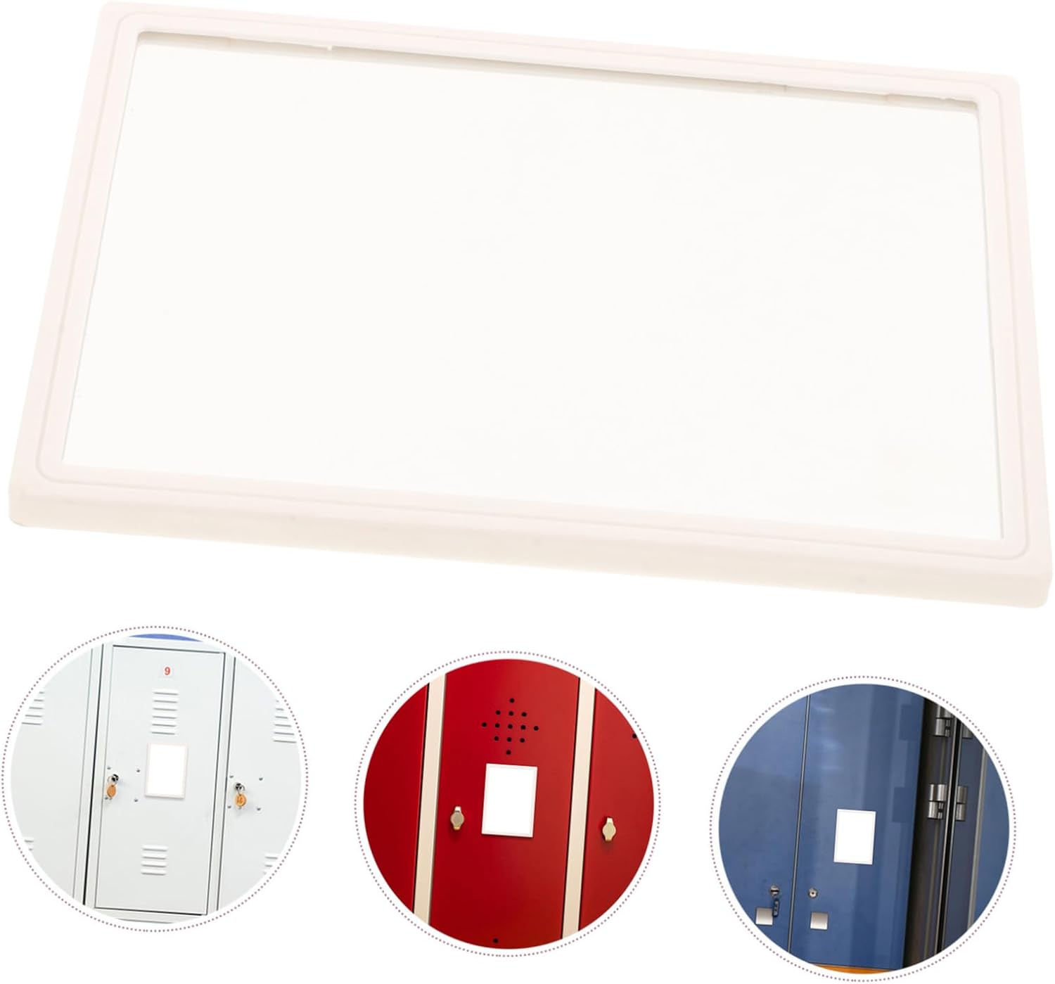 Small Wall-Mounted Mirror for Lockers and Desk Use