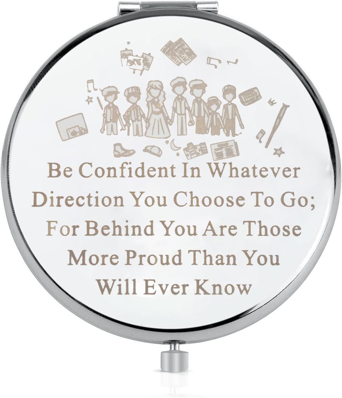 LQRI Musical Makeup Mirror Compact Gift