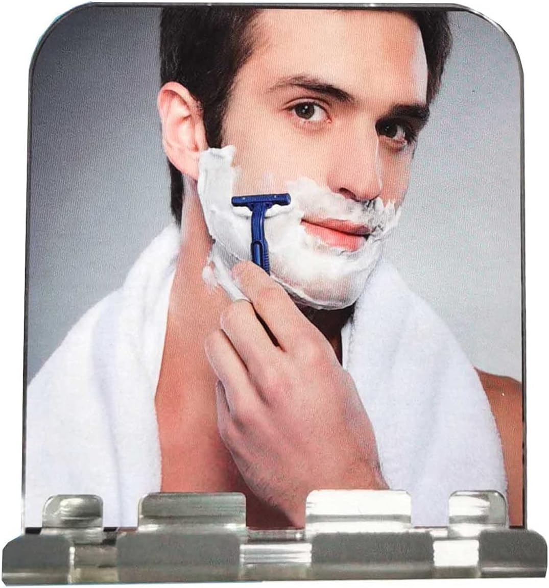 Lyzeous Anti-Fog Shower Mirror Fogless Bathroom Shaving Mirror