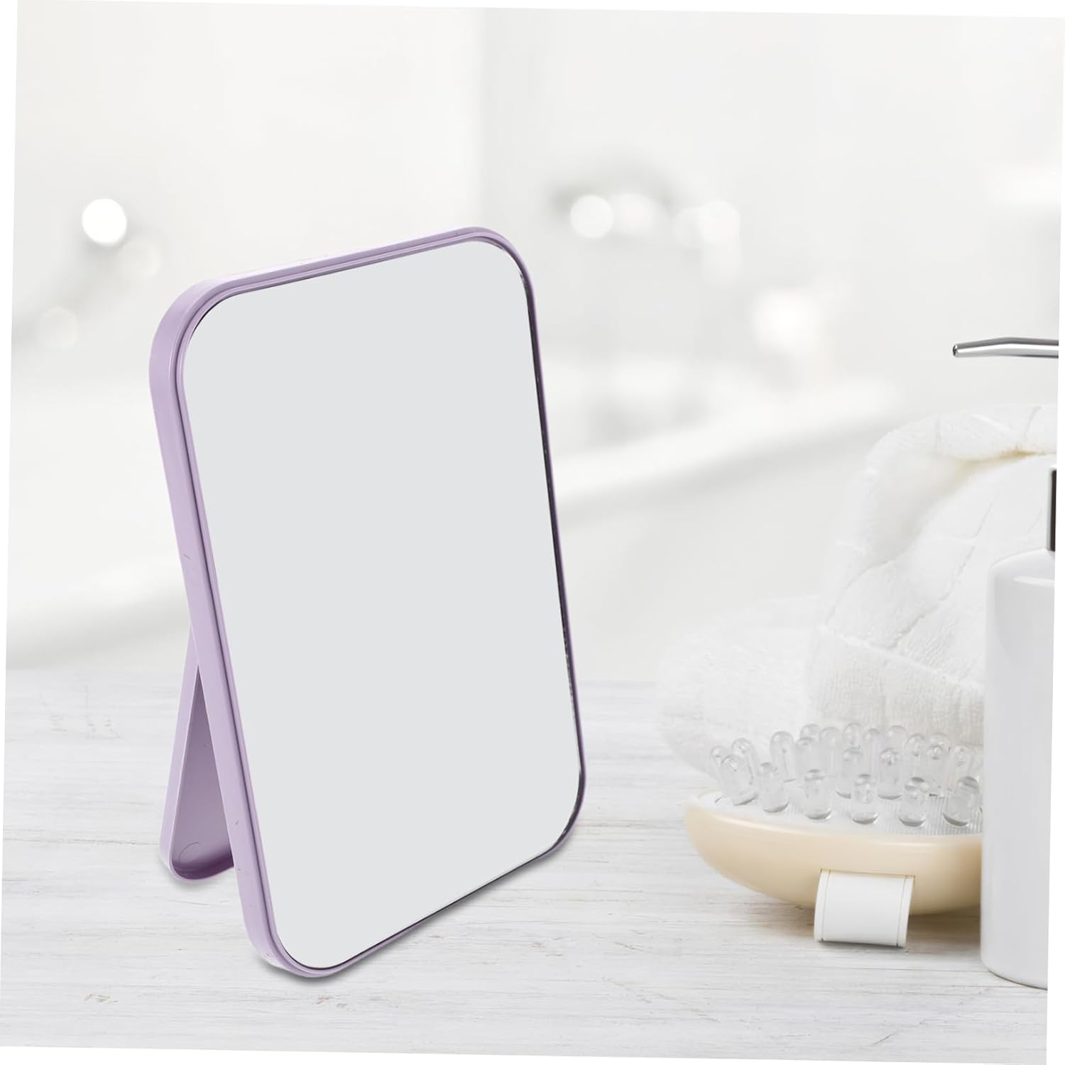 NOLITOY 2pcs Portable Makeup Mirror for Travel and Home