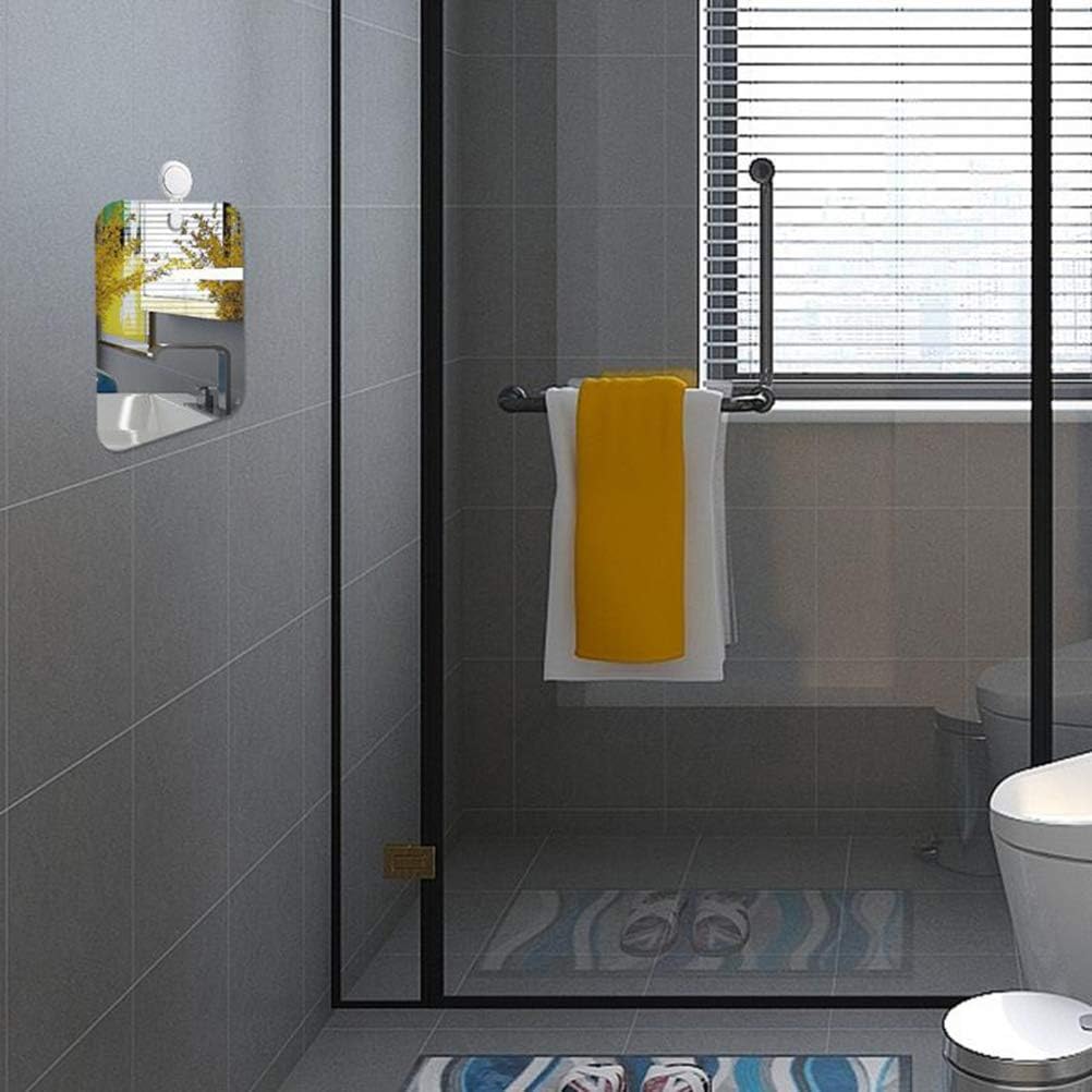 NOENNULL Anti-Fog Shower Mirror for Men Women
