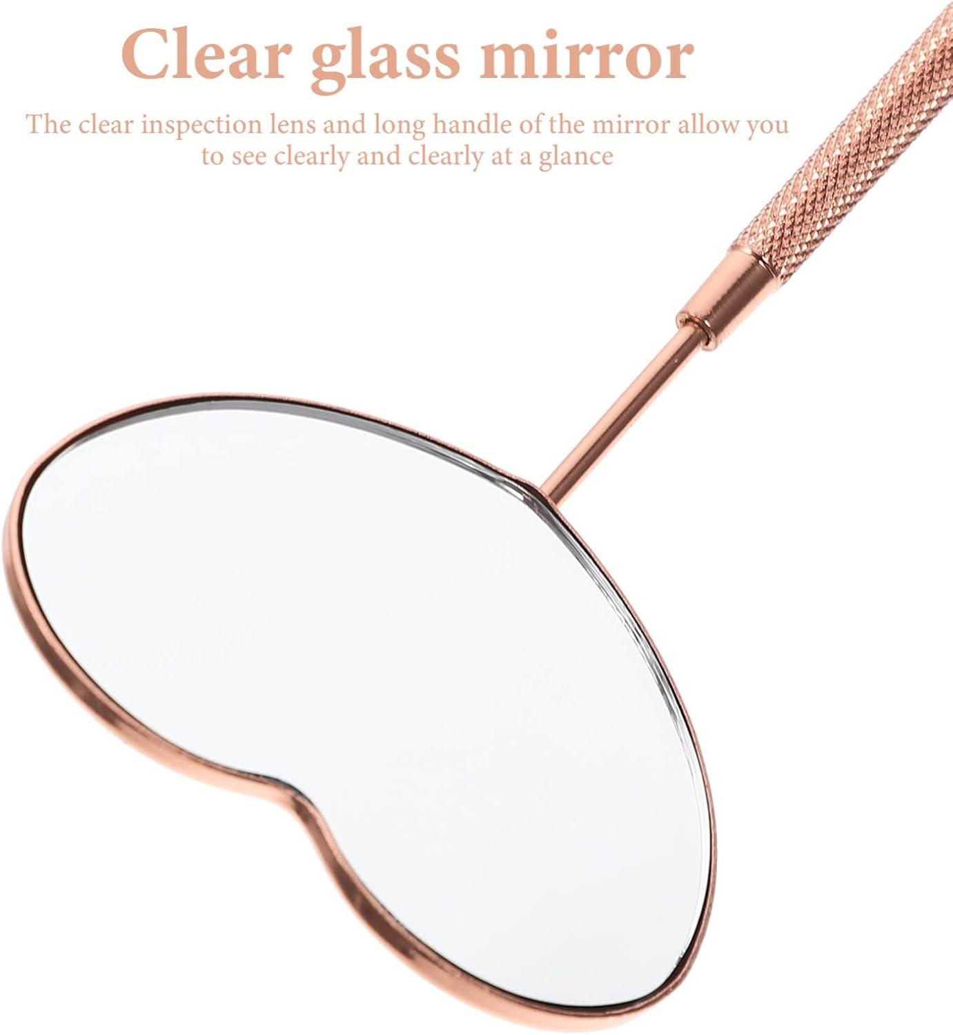 Beaupretty Half-Moon Eyelash Mirror for Home and Salon Use