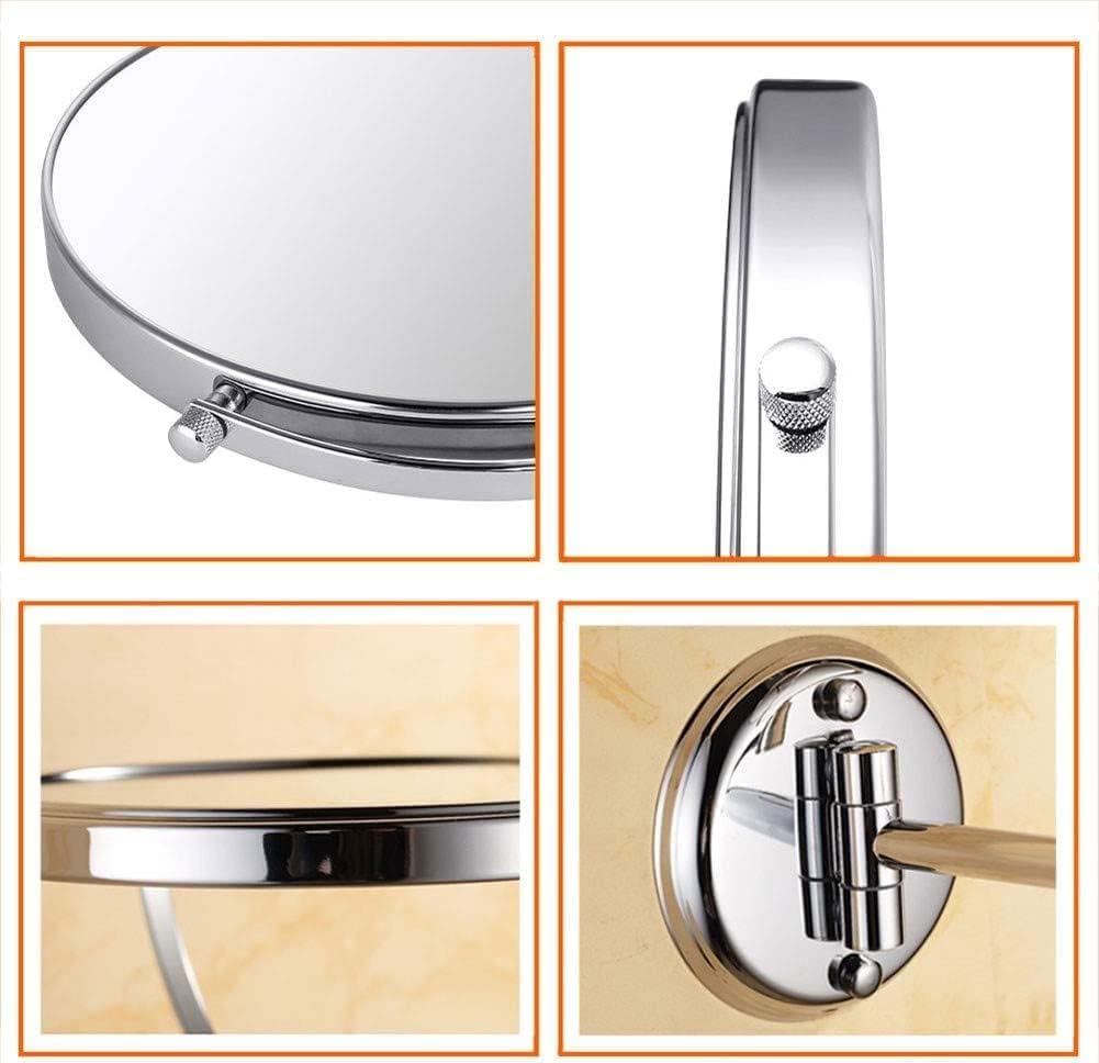 LCARY 10X Magnification Makeup Mirror Wall Mounted