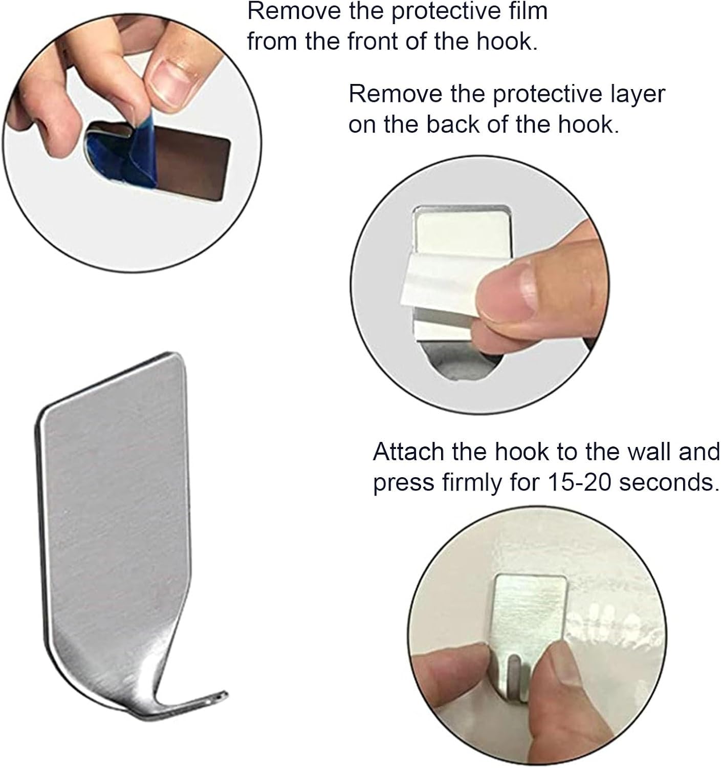 Cuteam Portable Makeup Mirror with Anti-Fog Adhesive Hook