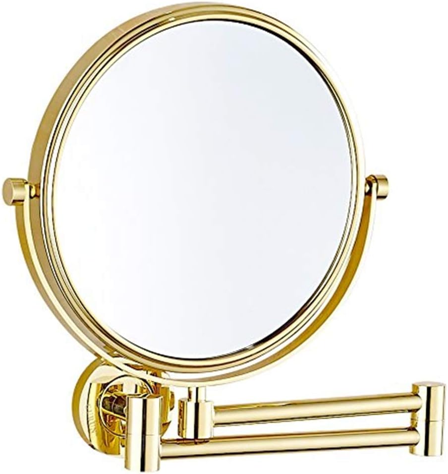 LCARY 8 Inch Adjustable Makeup Mirror Wall Mount