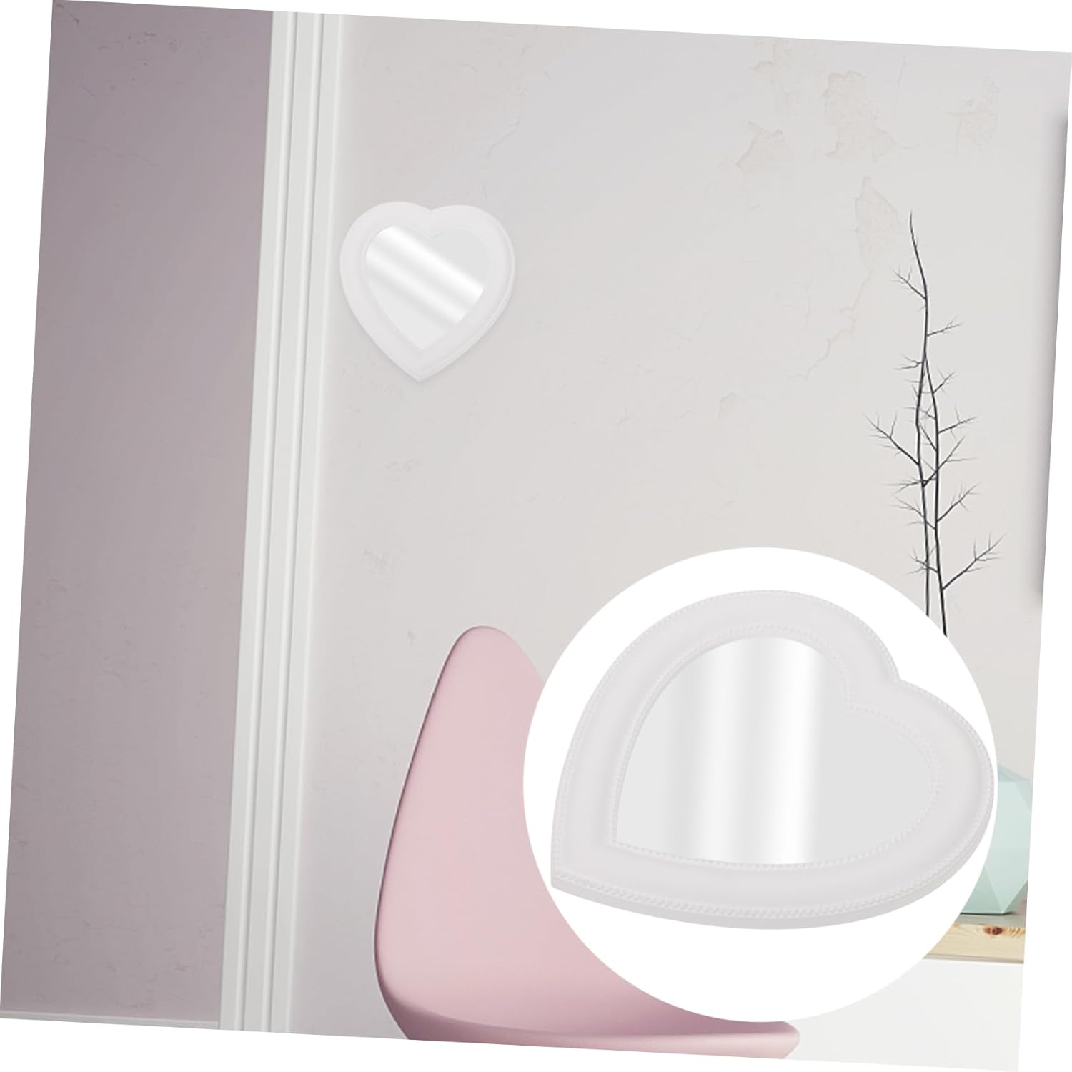 Heart Shaped Vanity Mirror For Desk And Dresser