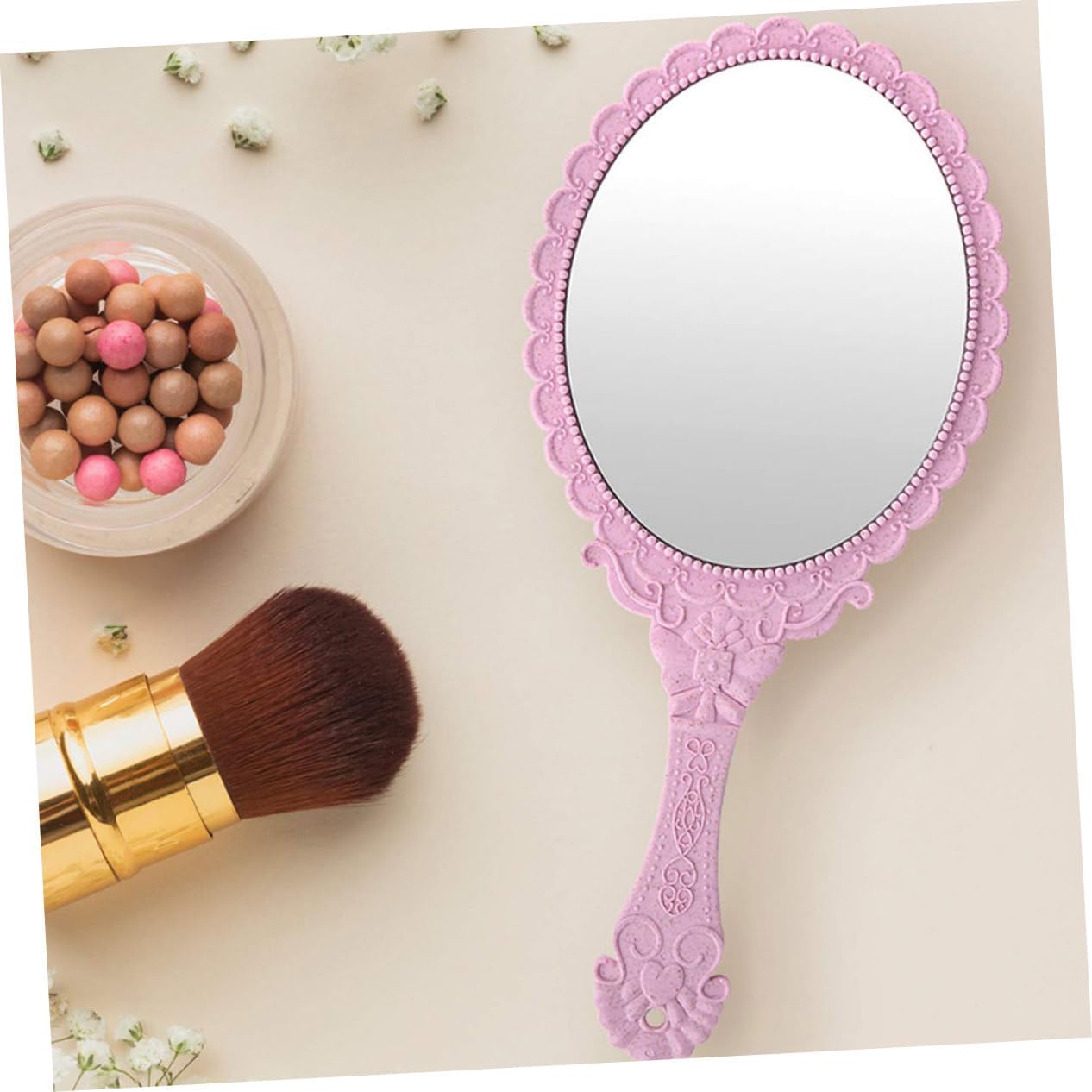 DOITOOL 2pcs LED Travel Makeup Mirror Set