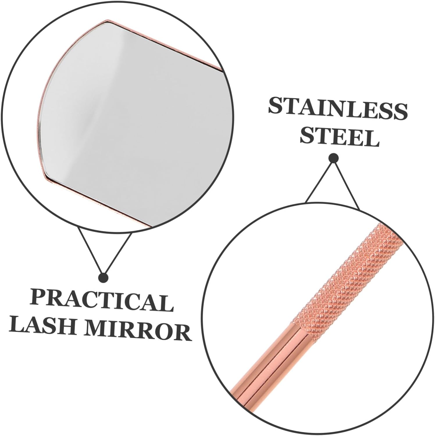 NOLITOY Lash Mirror with HD Lens and Detachable Handle 1