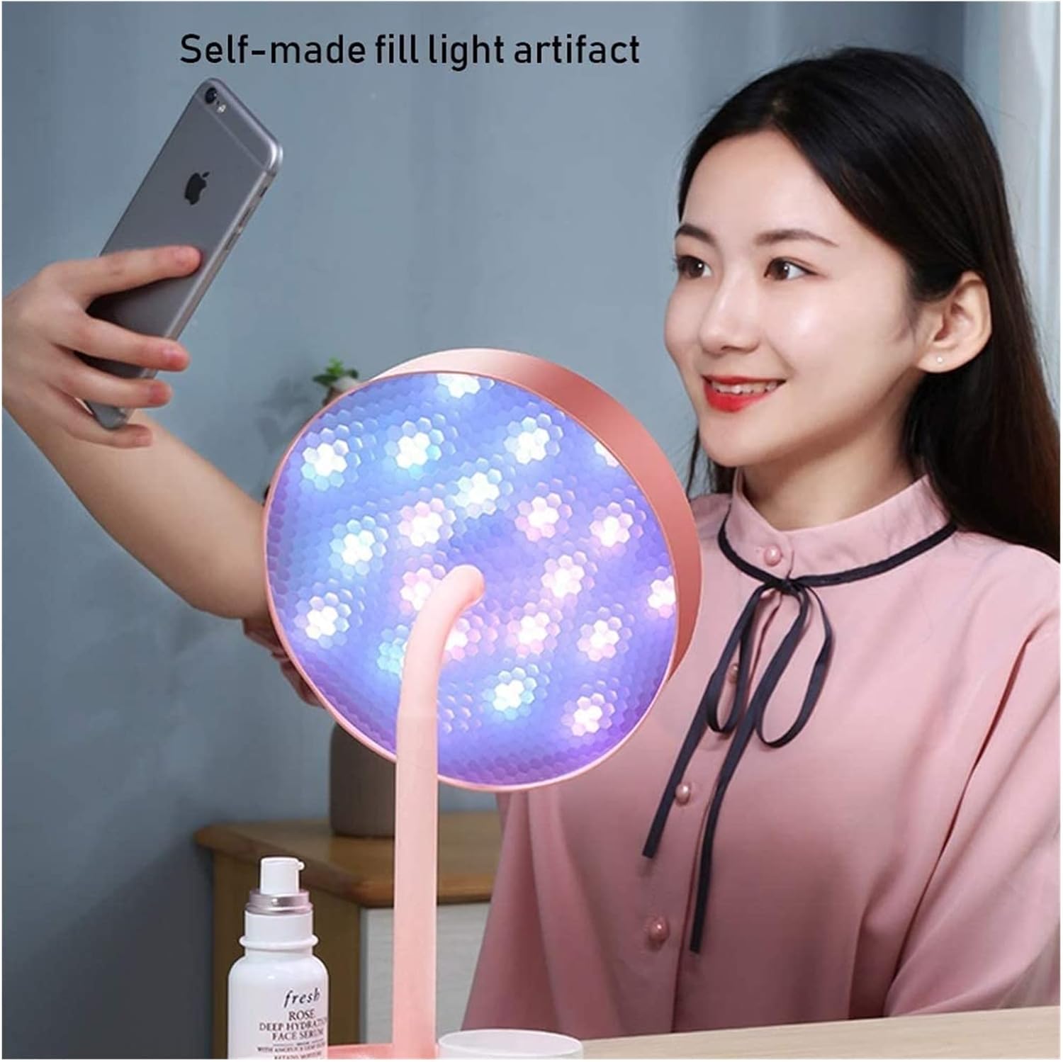 Eliveshown LED Makeup Mirror Dual Use