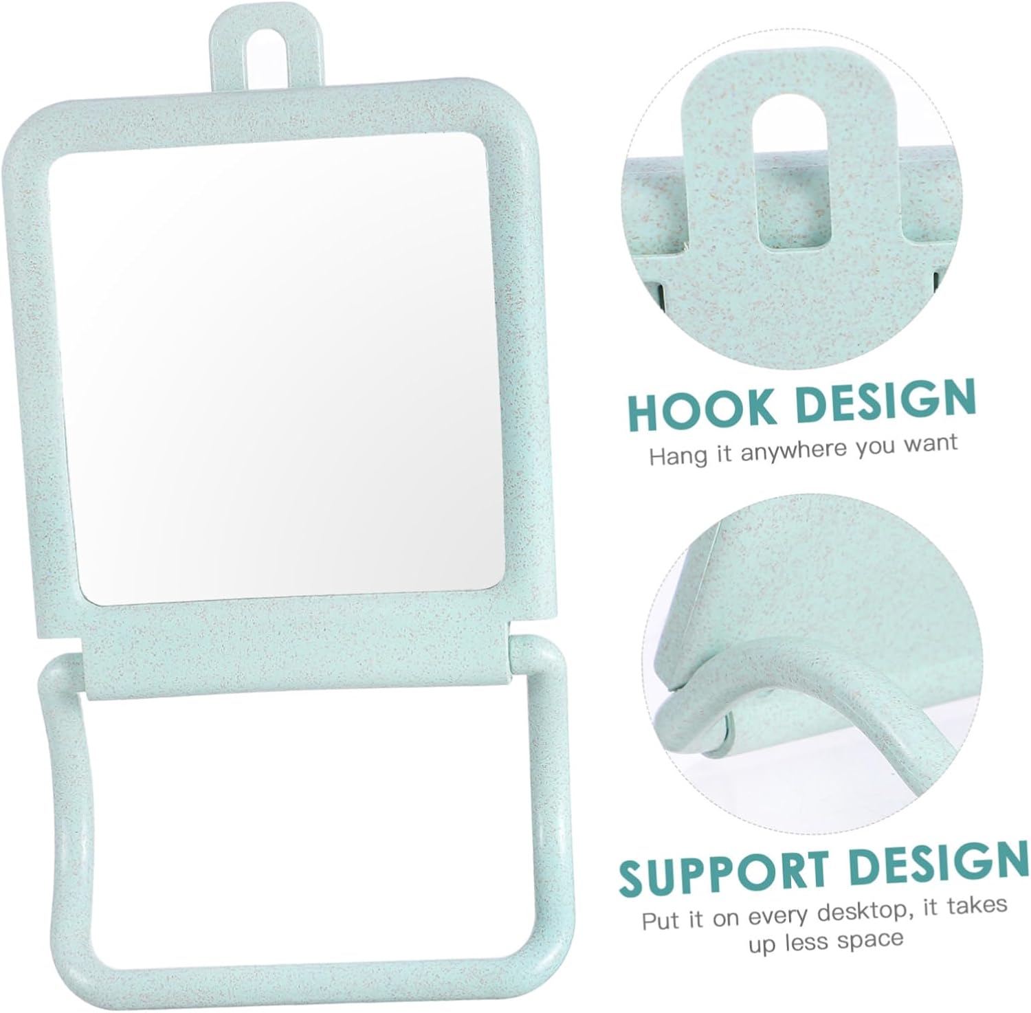 FRCOLOR Elegant Wall Mounted Desk Mirror
