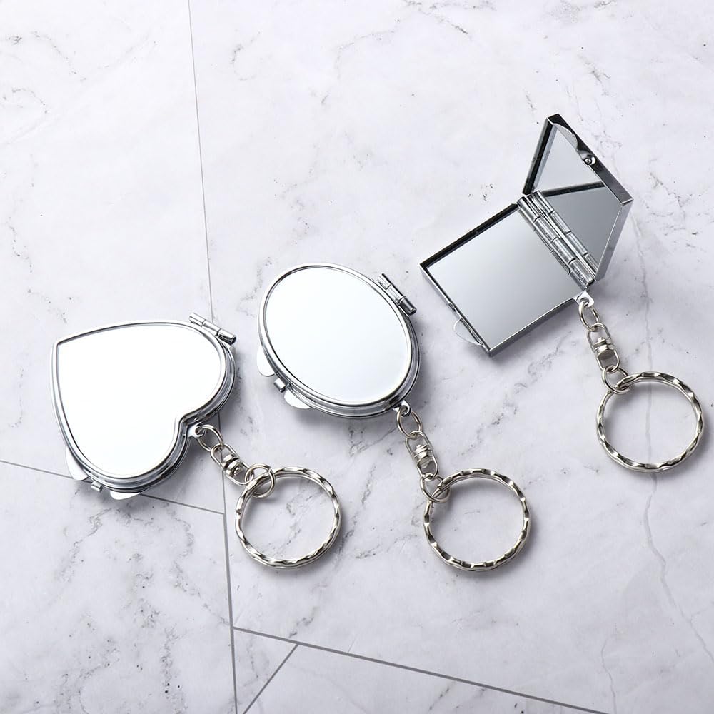Portable Small Folding Mirror Key Chain Mirror