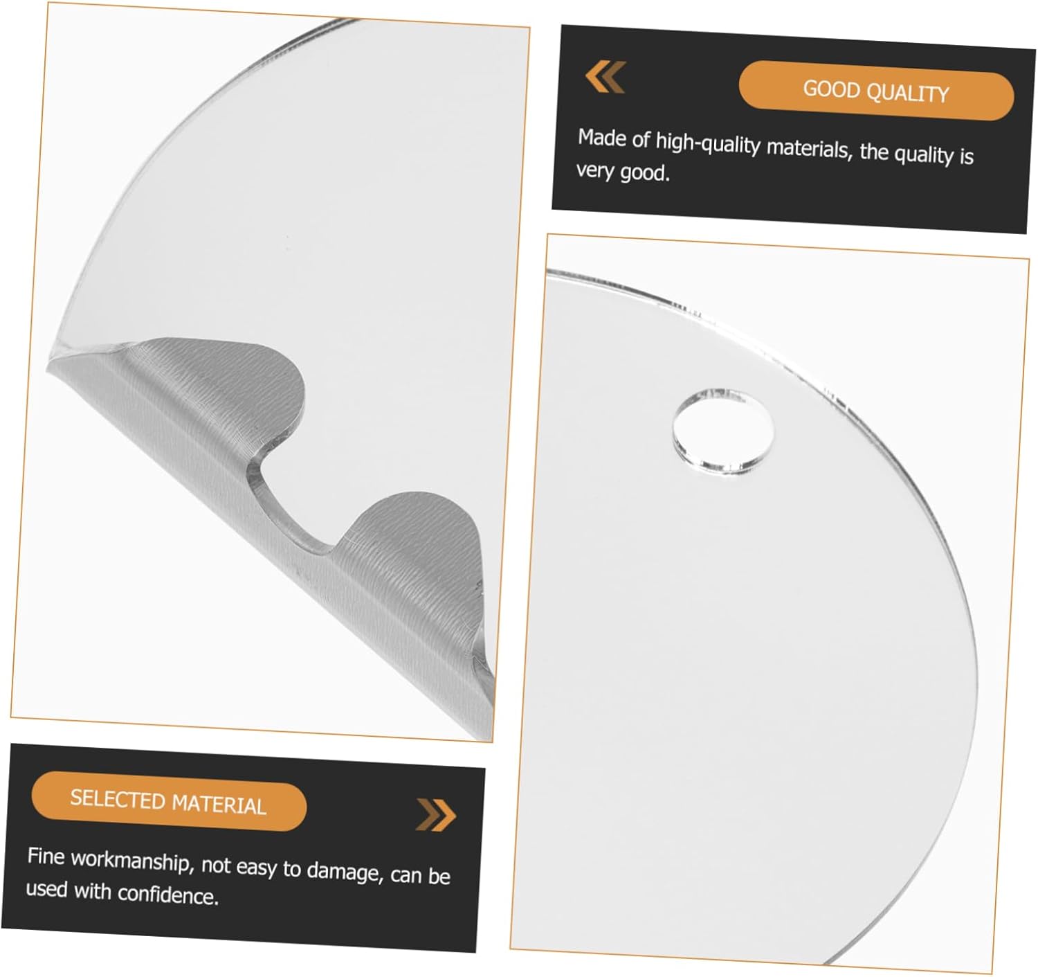 Angoily Anti-Fog Mirror Set for Shower Shave and Travel