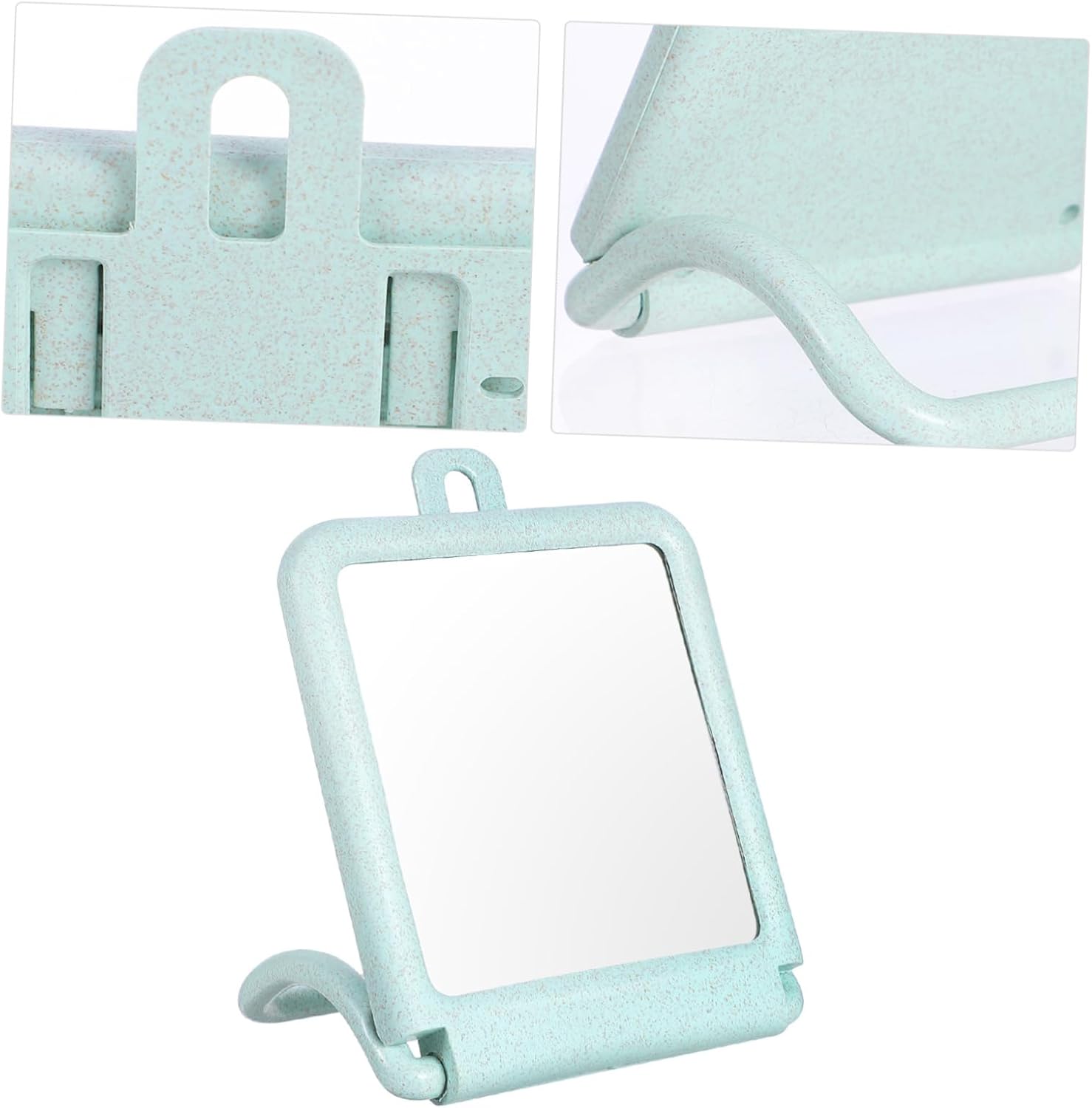 PartyKindom Wall Mounted Makeup Mirror Stand
