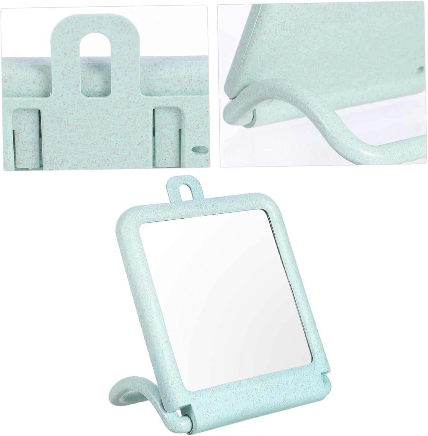 HAPINARY Led Vanity Mirror for Desk Wall Mountable Makeup Mirror