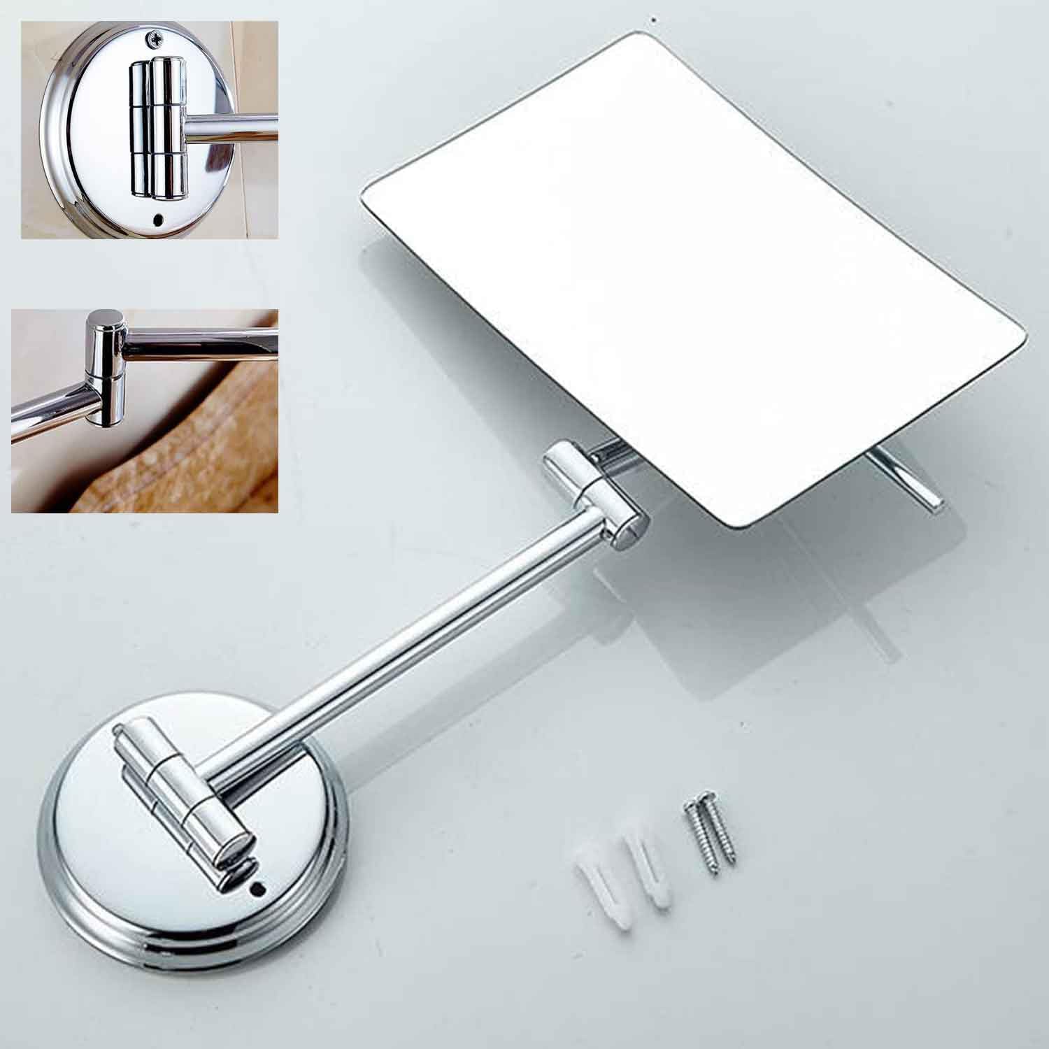 LZHIANG Swivel Wall Vanity Mirror 3X Magnifying