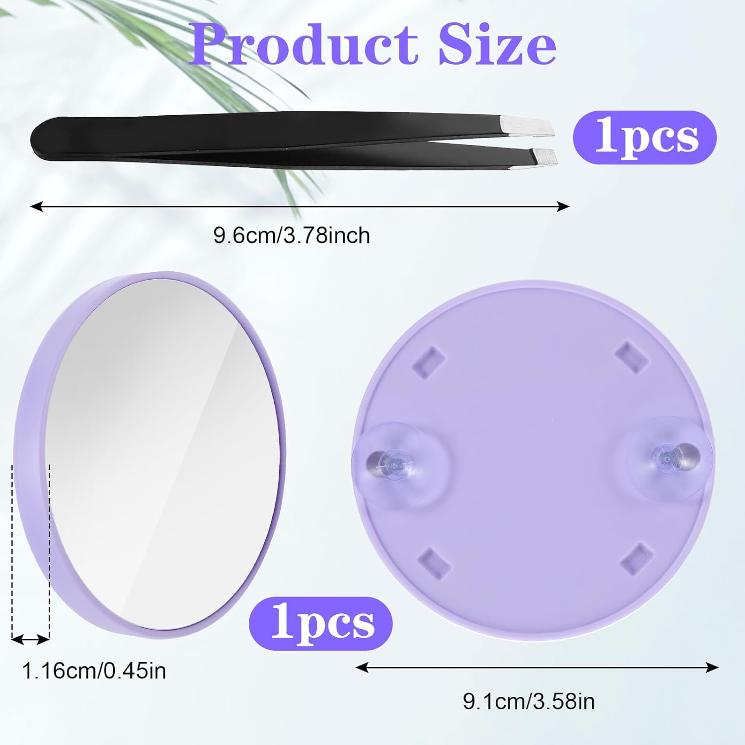 10X Makeup Magnifying Mirror with Suction Cups