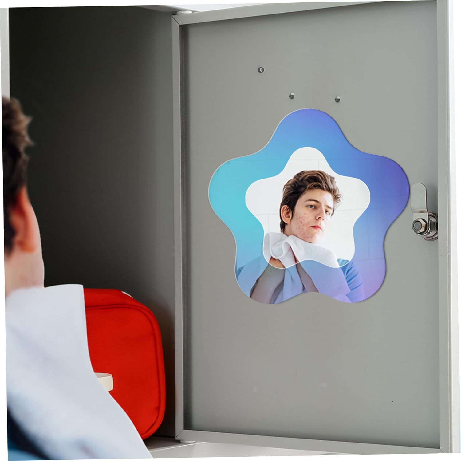 Eaarliyam Locker Mirror with Color-Changing Effect