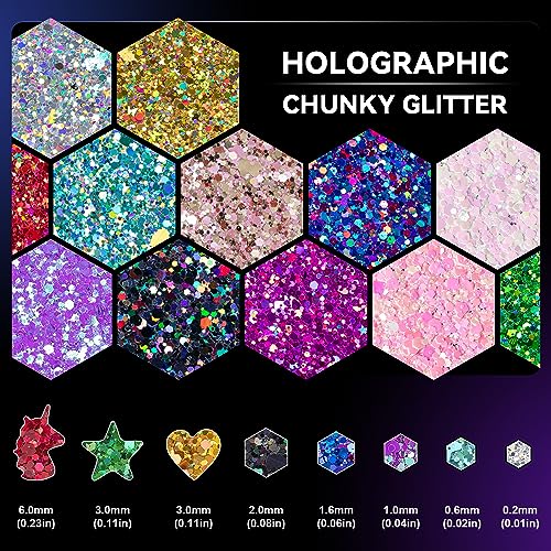 BELLEBOOST Colorful Gems and Pearl Stickers with Glitter