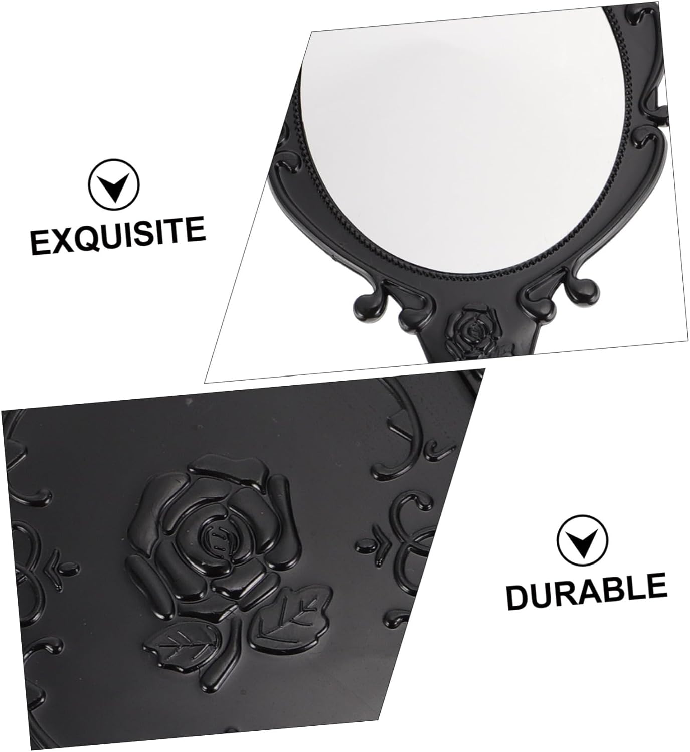 Retro Vanity Mirror with LED Light for Women 1