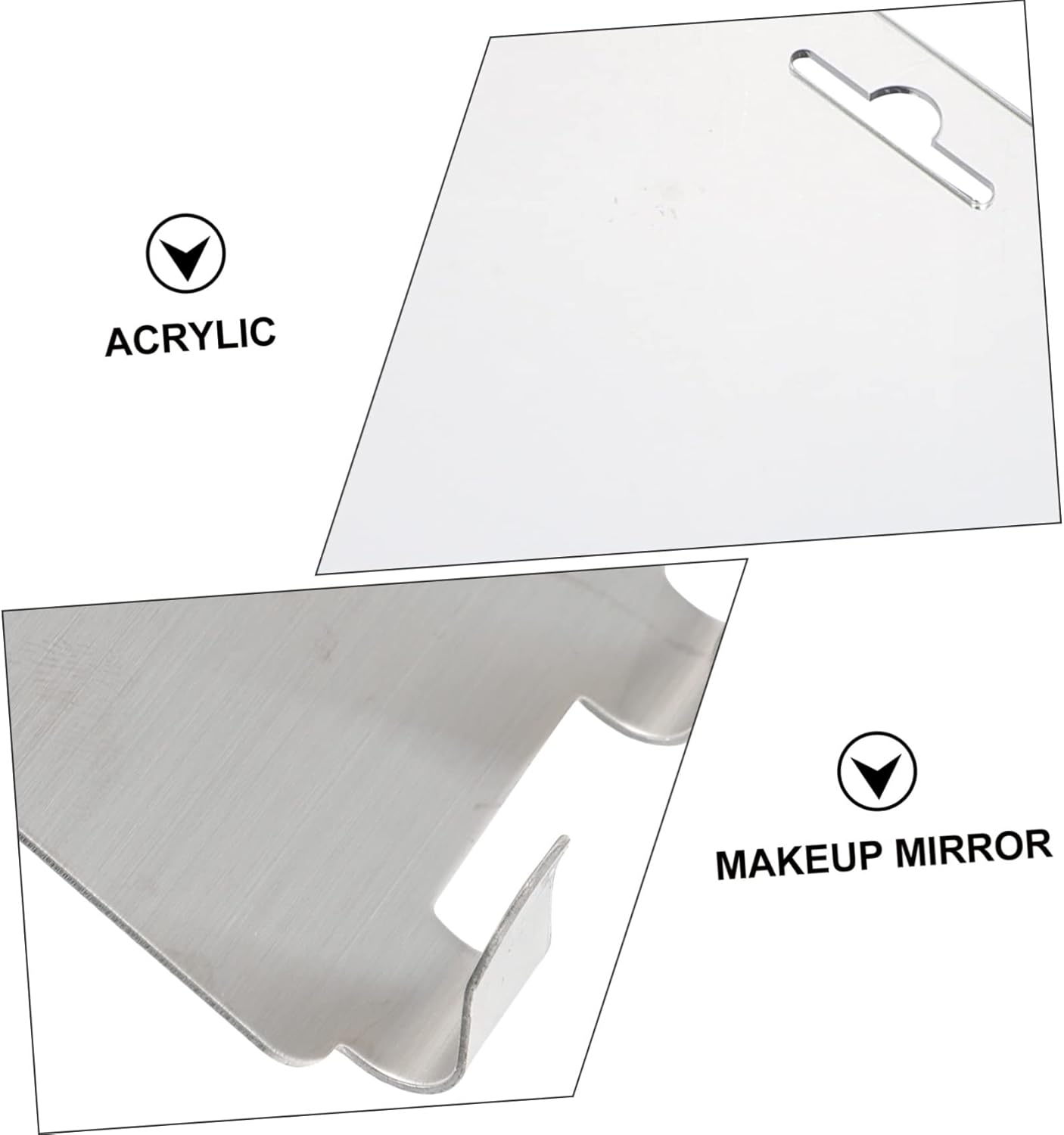 Anti-Fog Full Mirror Shaver Holder for Shower