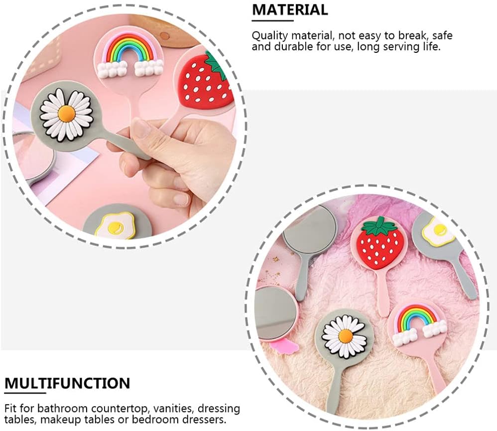 HEALLILY Portable Makeup Mirror for Girls Women