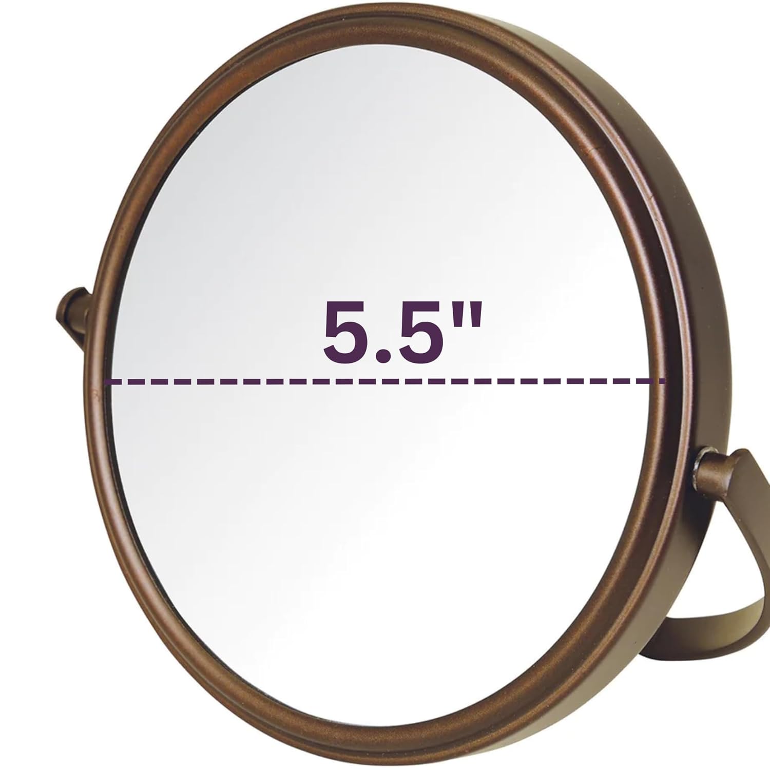 Models Choice JERDON Tabletop Vanity Mirror with Bronze Finish