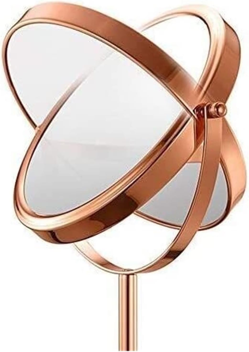 Eliveshown Wall-Mounted Vanity Mirror with HD Double Sided Rose Gold