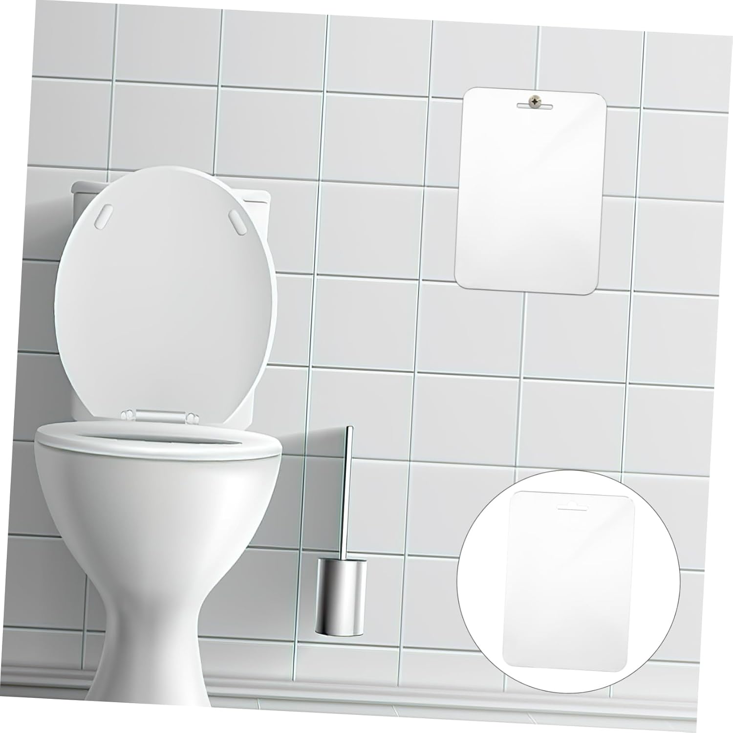 Ipetboom 30x20cm Fog Resistant LED Shower Mirror