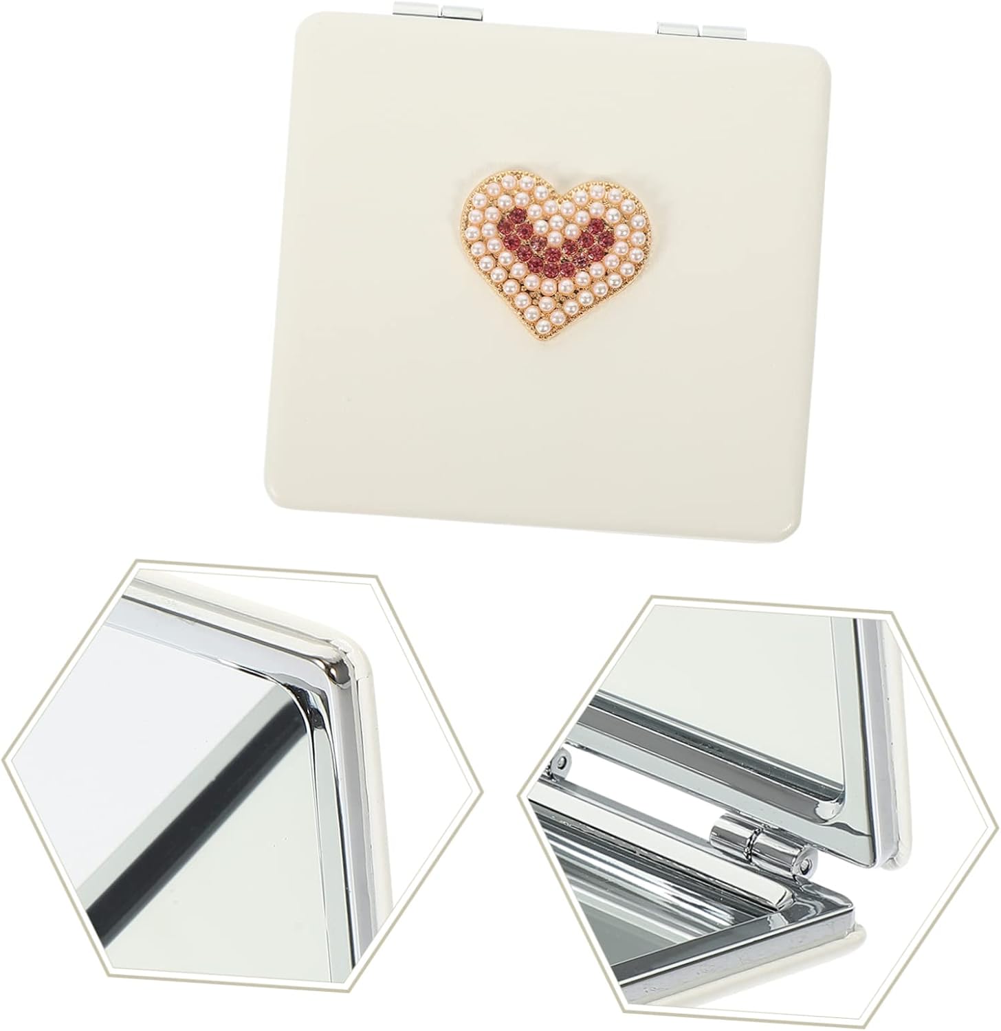 Gogogmee Compact Round Makeup Mirror for Travel 1
