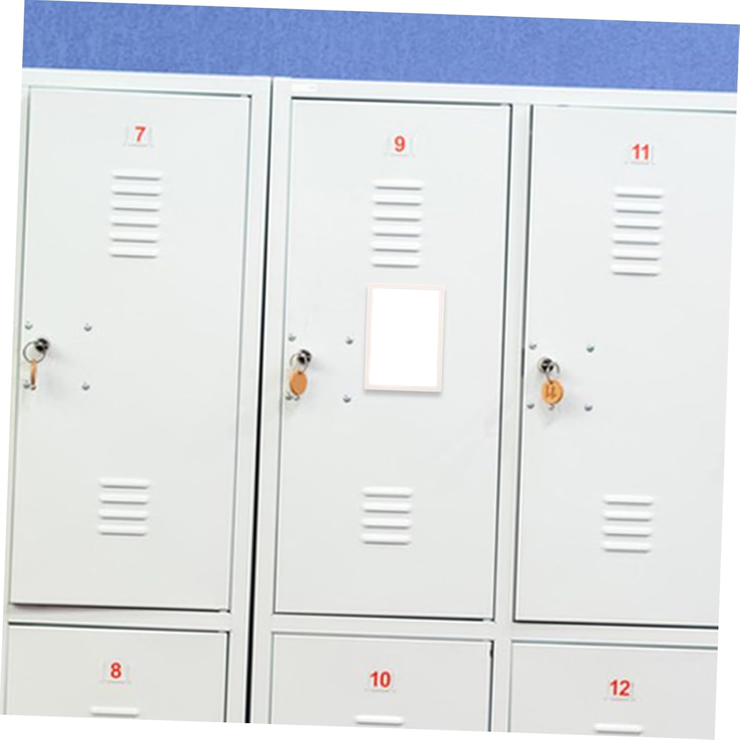 Small Wall-Mounted Mirror for Lockers and Desk Use