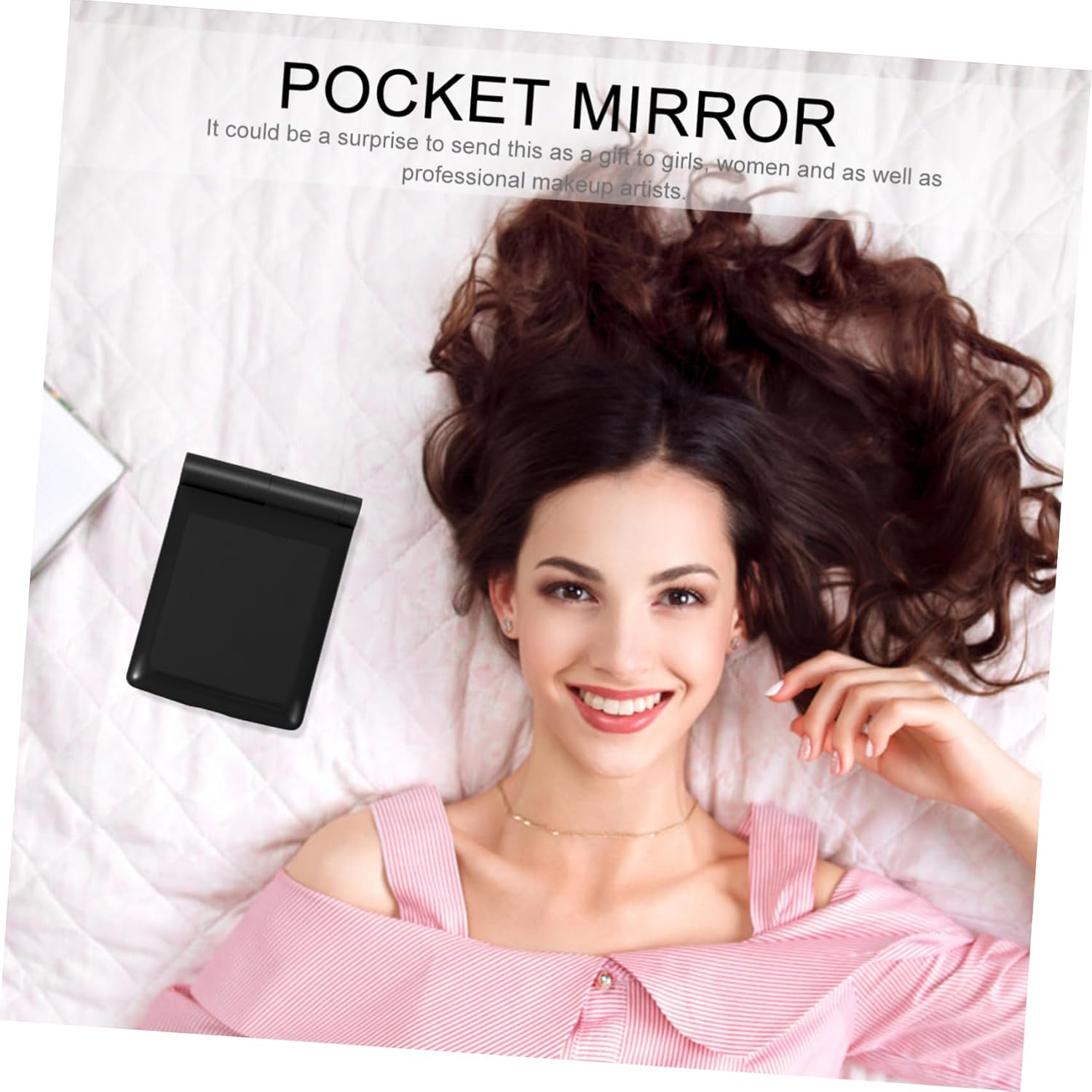 SAFIGLE Foldable LED Makeup Mirror Travel Portable