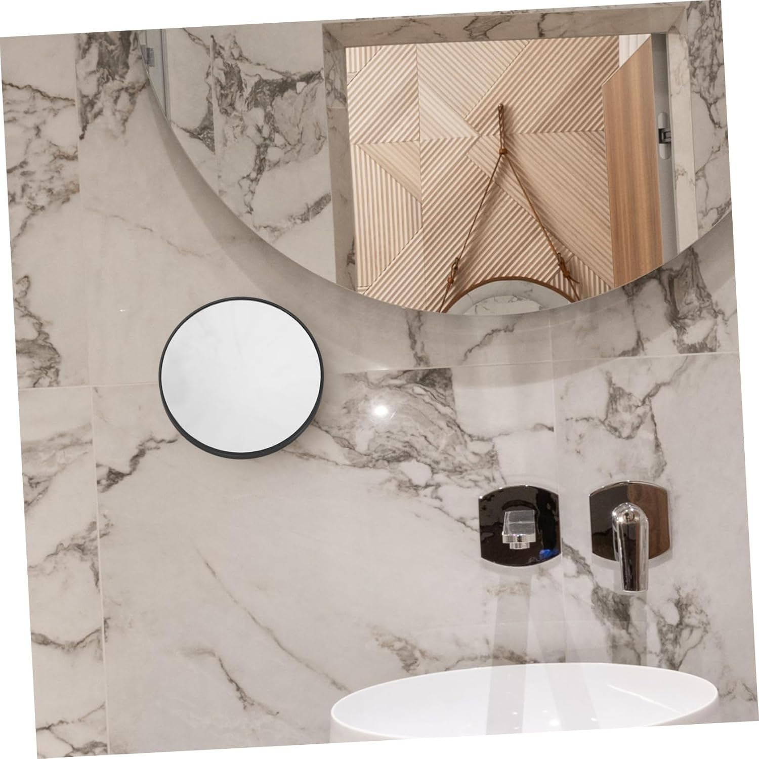 Gatuida Magnifying Compact Round Makeup Mirror with Suction Cups