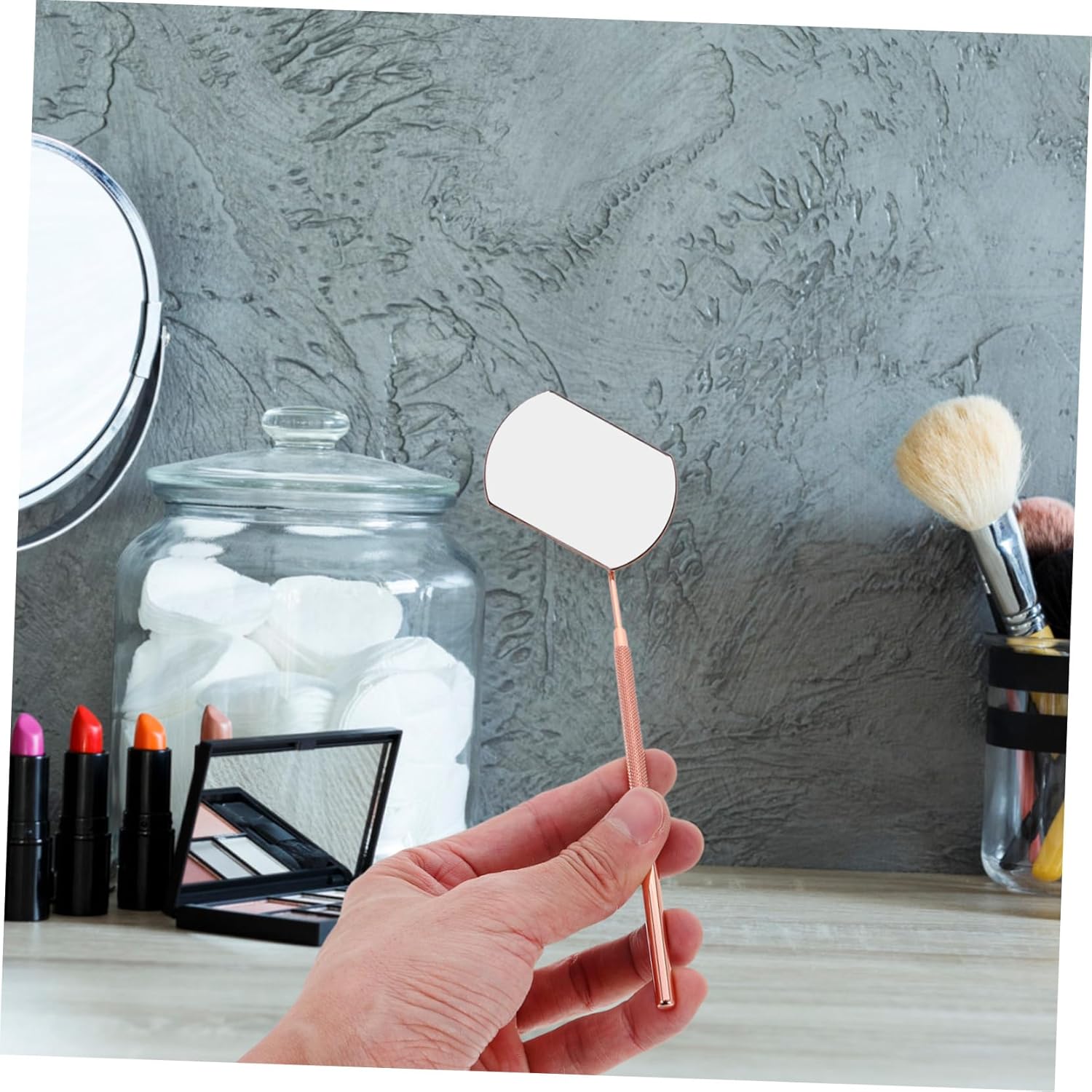 NOLITOY Lash Mirror with HD Lens and Detachable Handle 1