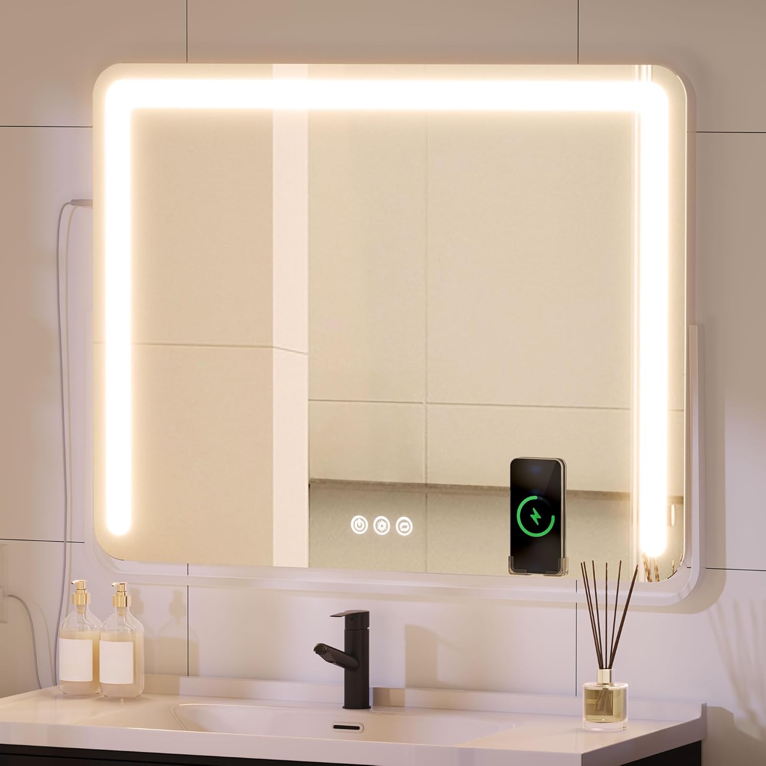 DWVO Hollywood Vanity Mirror with Lights and Bluetooth