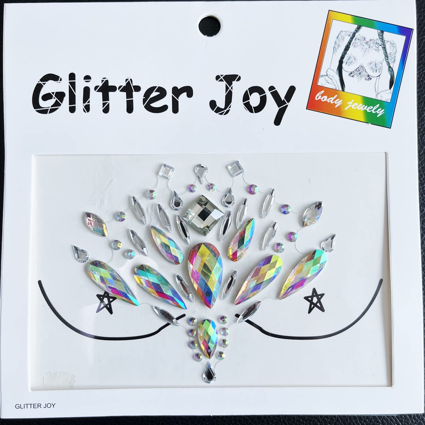 Kotbs Reusable Face Body Rhinestone Stickers