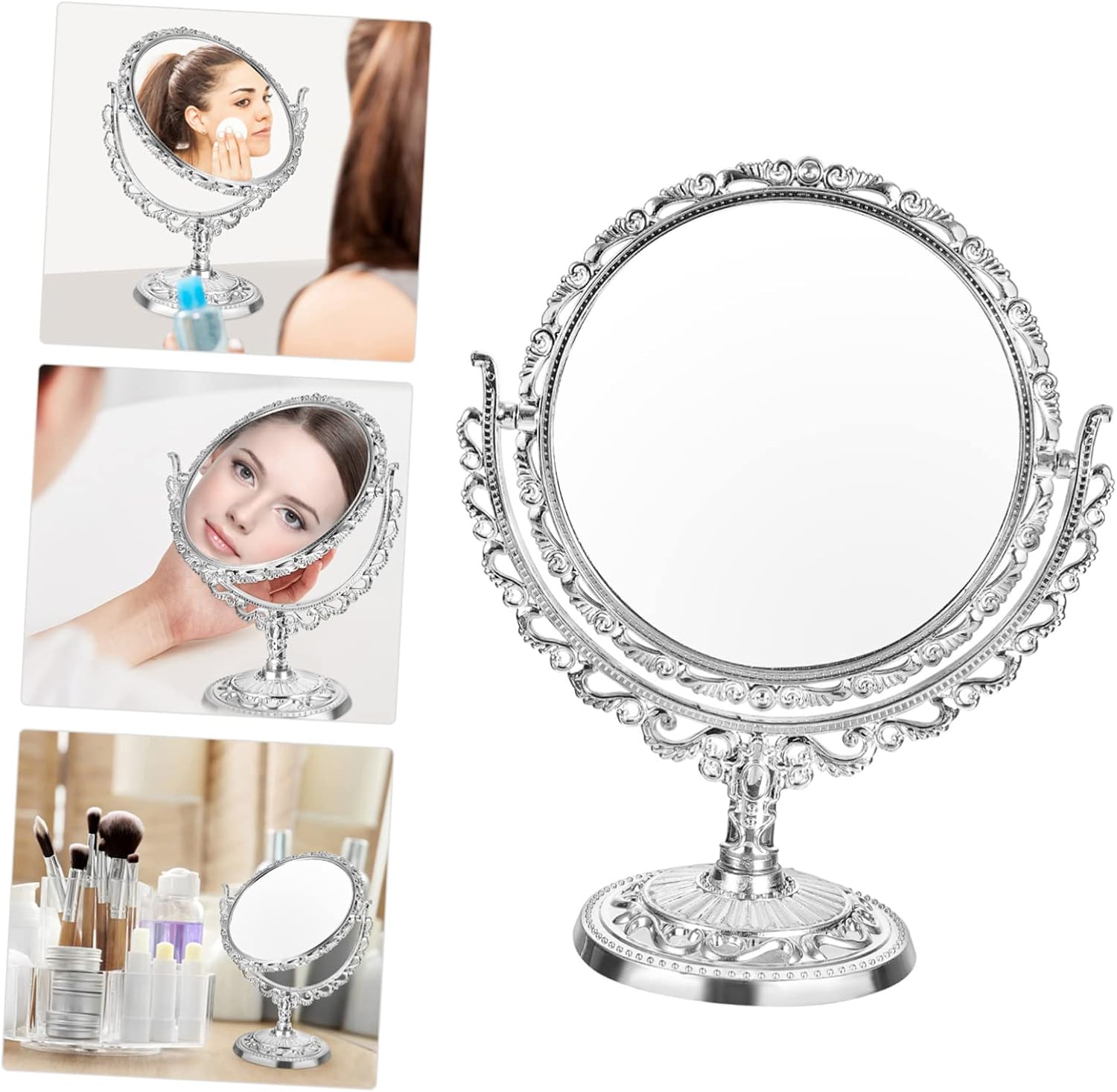 Ipetboom Double-Sided Retro Vanity Mirror