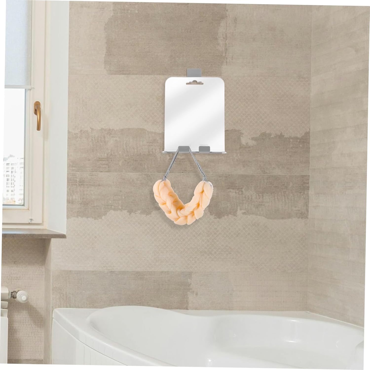 Zerodeko Anti-Fog Mirror with Shelf and Hooks 1