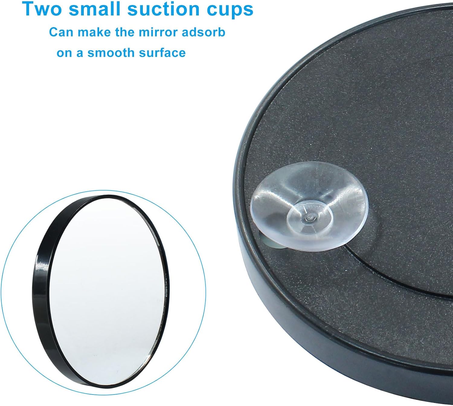 10X Magnifying Makeup Mirror for Travel and Touch-Ups