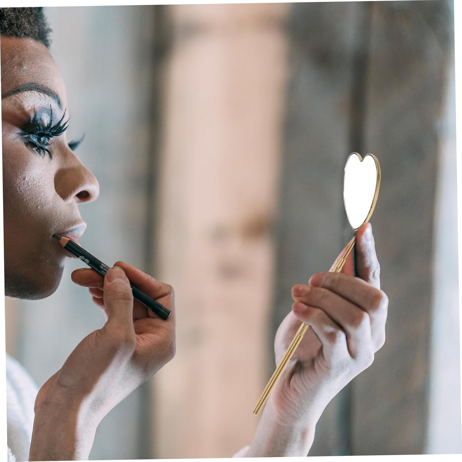 Angoily Eyelash Grafting Mirror for Extensions and Makeup
