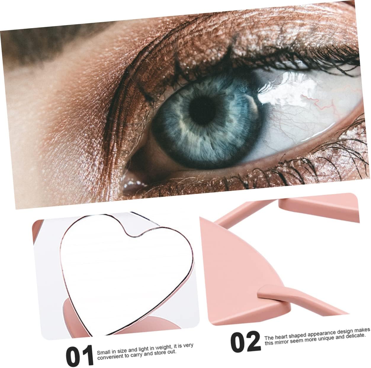 DOITOOL Lash Grafting Mirror for Eyelash Makeup 1
