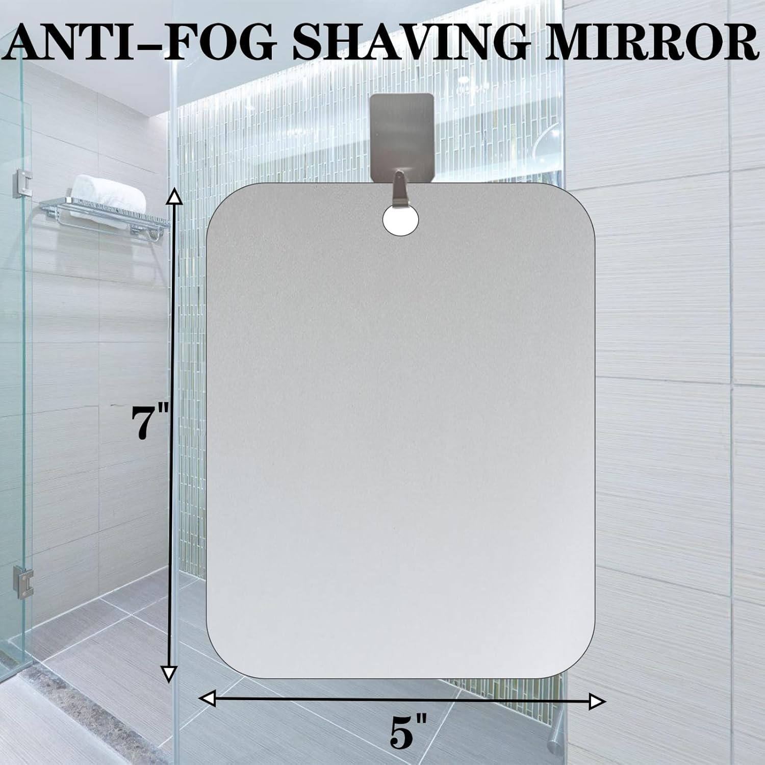 JIANGLAN Fogless Shower Mirror 93x75 Inch Shaving