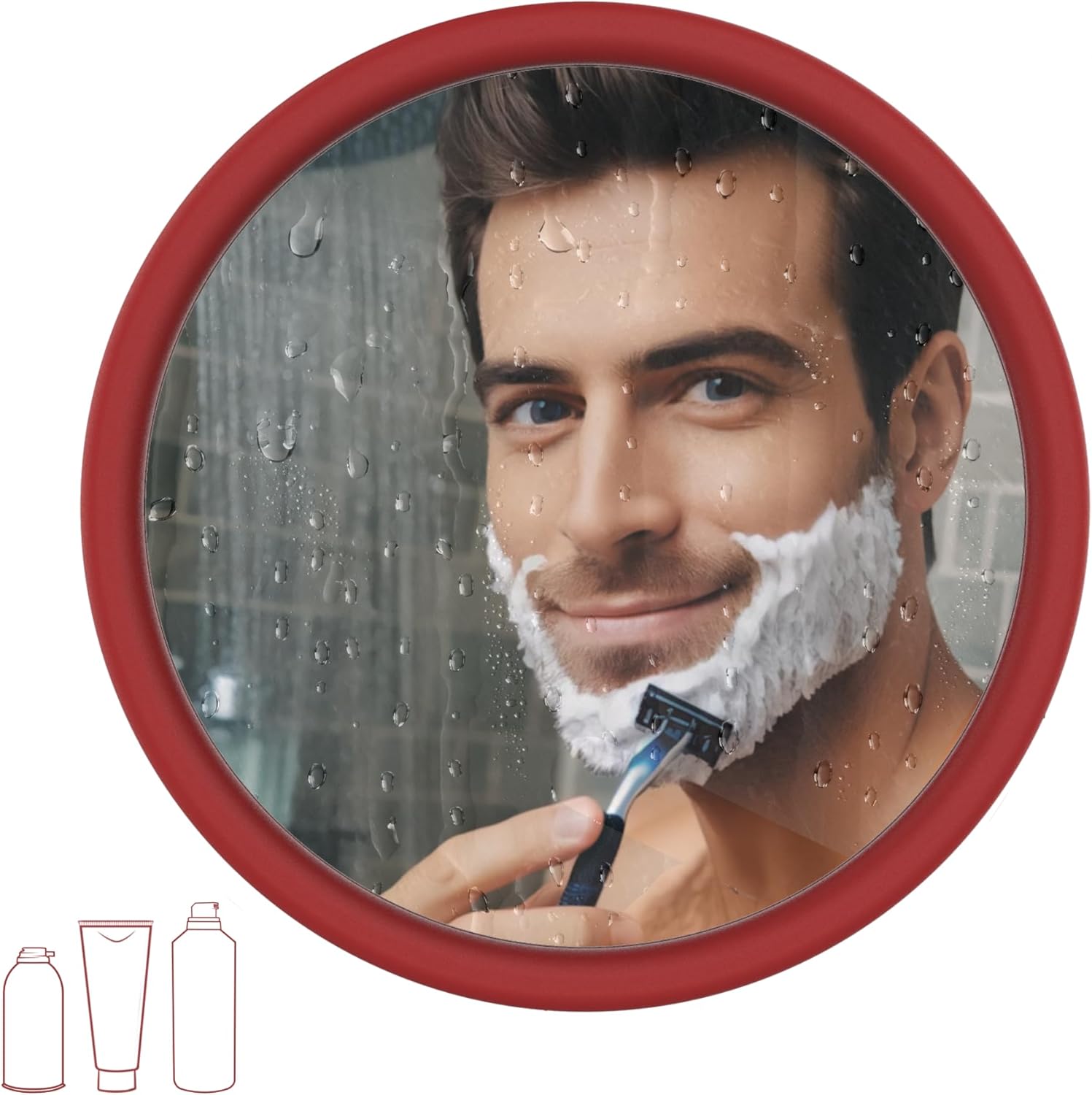 Original Keister Shower Shaving Mirror Anti Fog Anti Scratch 1