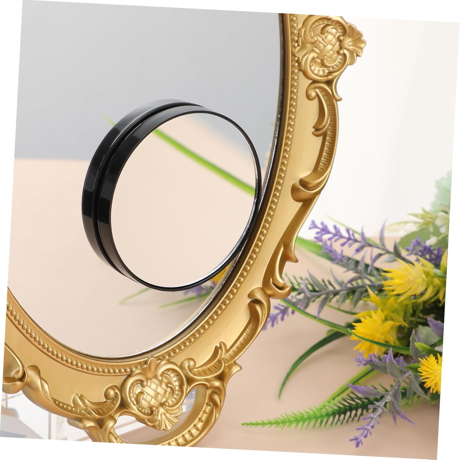 Magnifying Makeup Mirror with Suction Cups for Precision