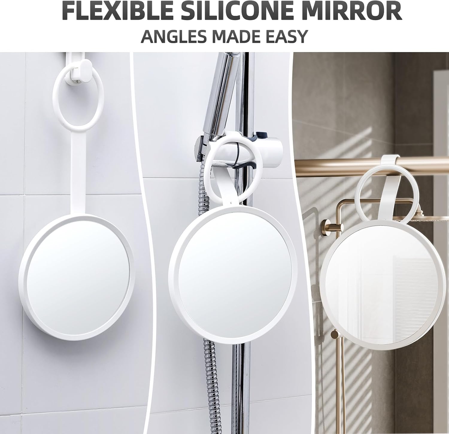 TAILI Fogless Shatterproof Shower Mirror for Shaving