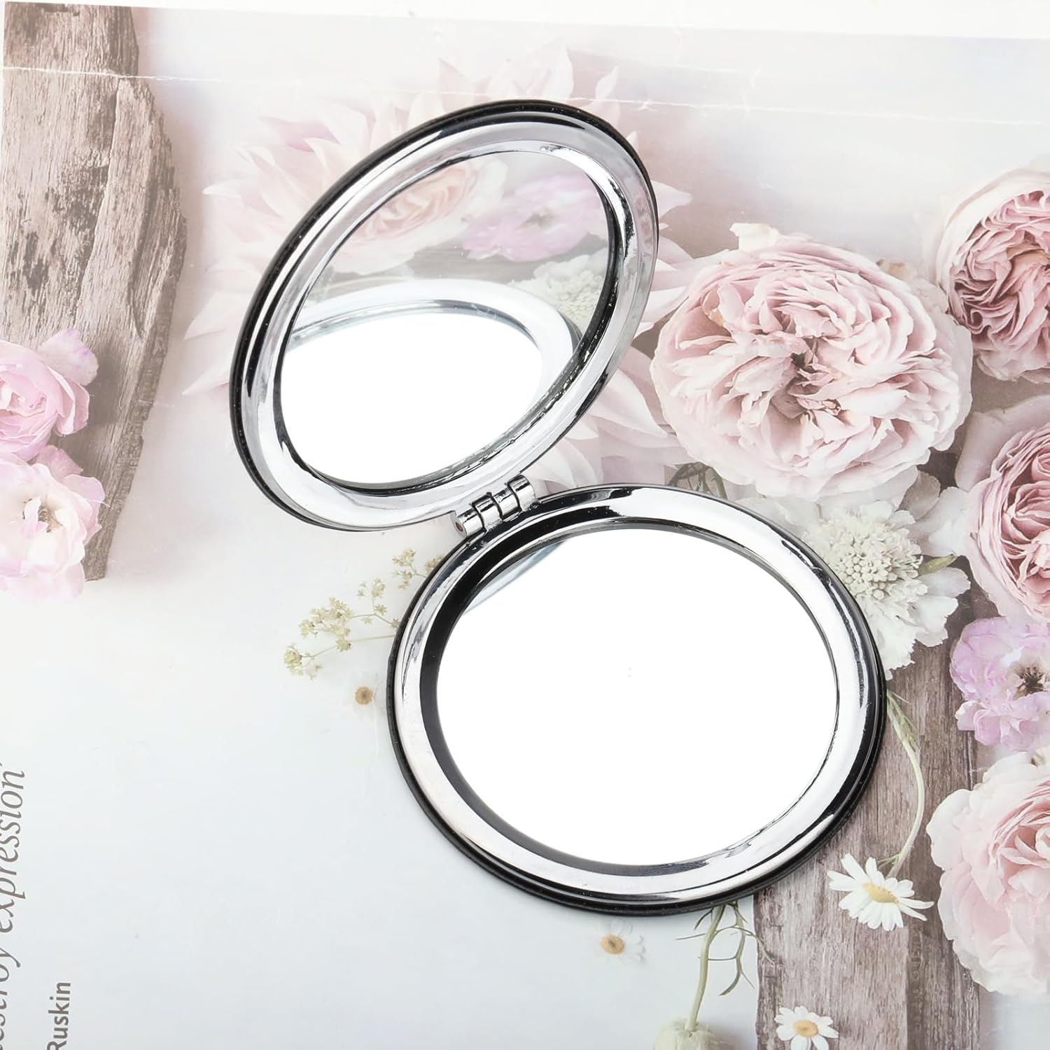 WSNANG Dragon Wing Makeup Mirror Compact Portable Foldable
