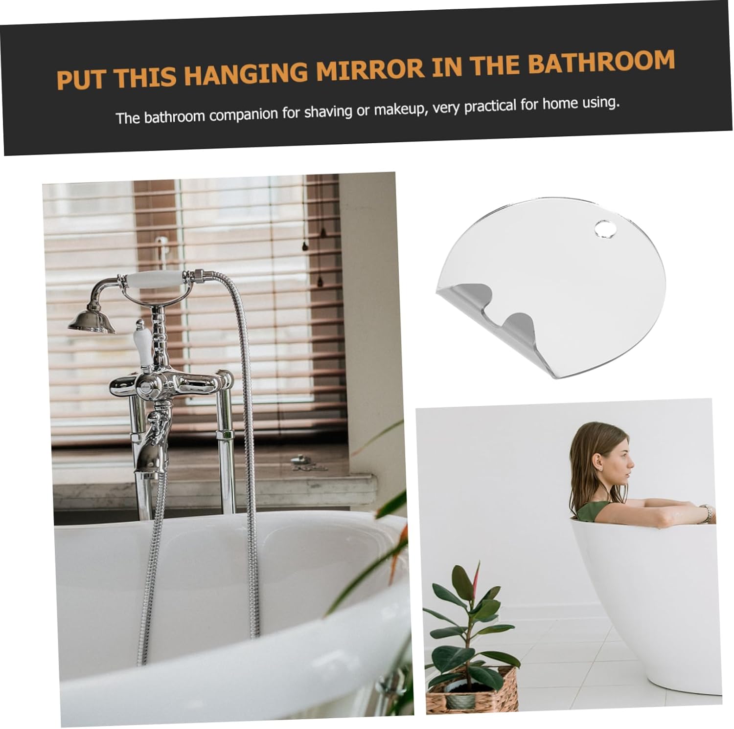 Unbreakable Anti-Fog Mirror for Shower and Travel