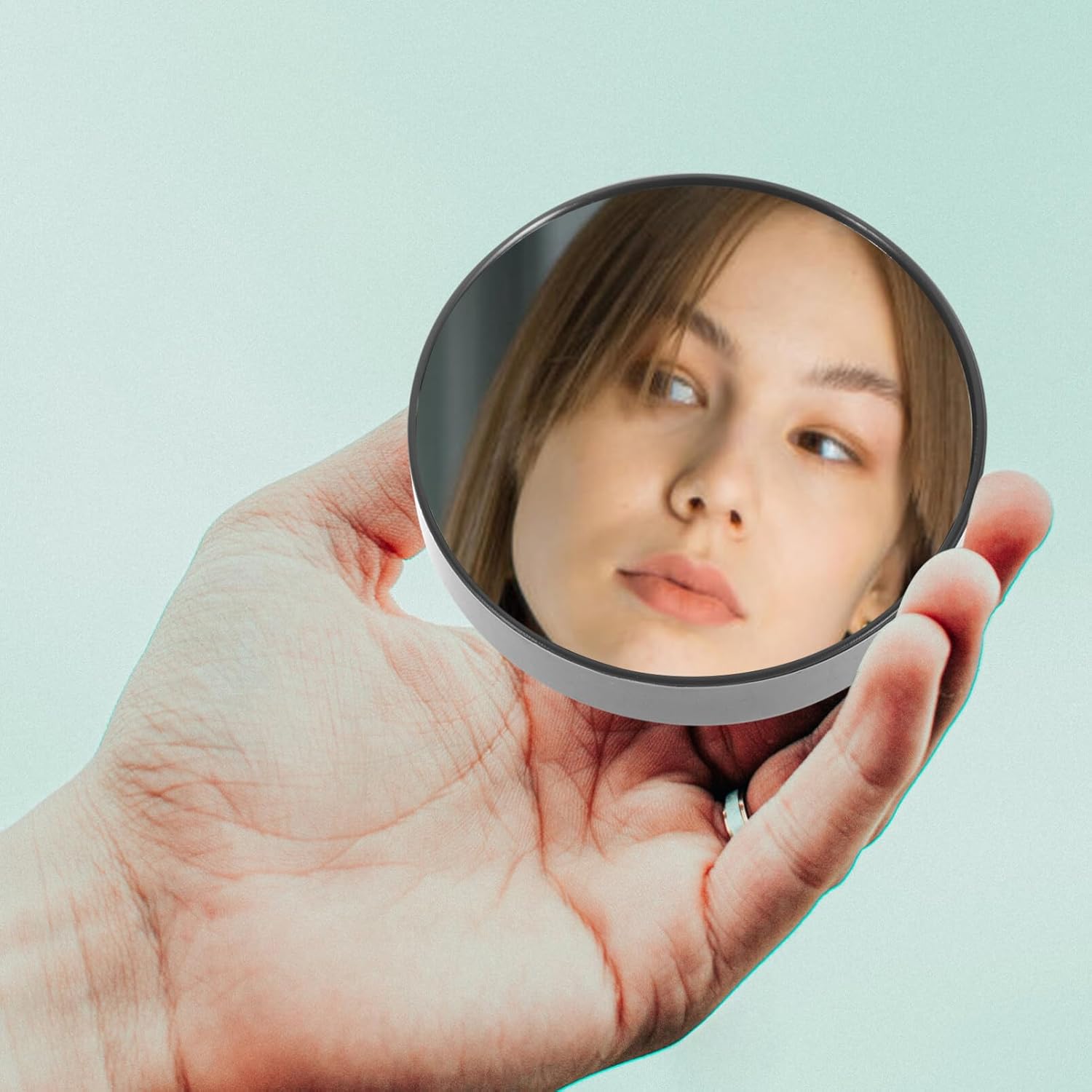 KALLORY 5X Magnifying Mirror With Suction Cups