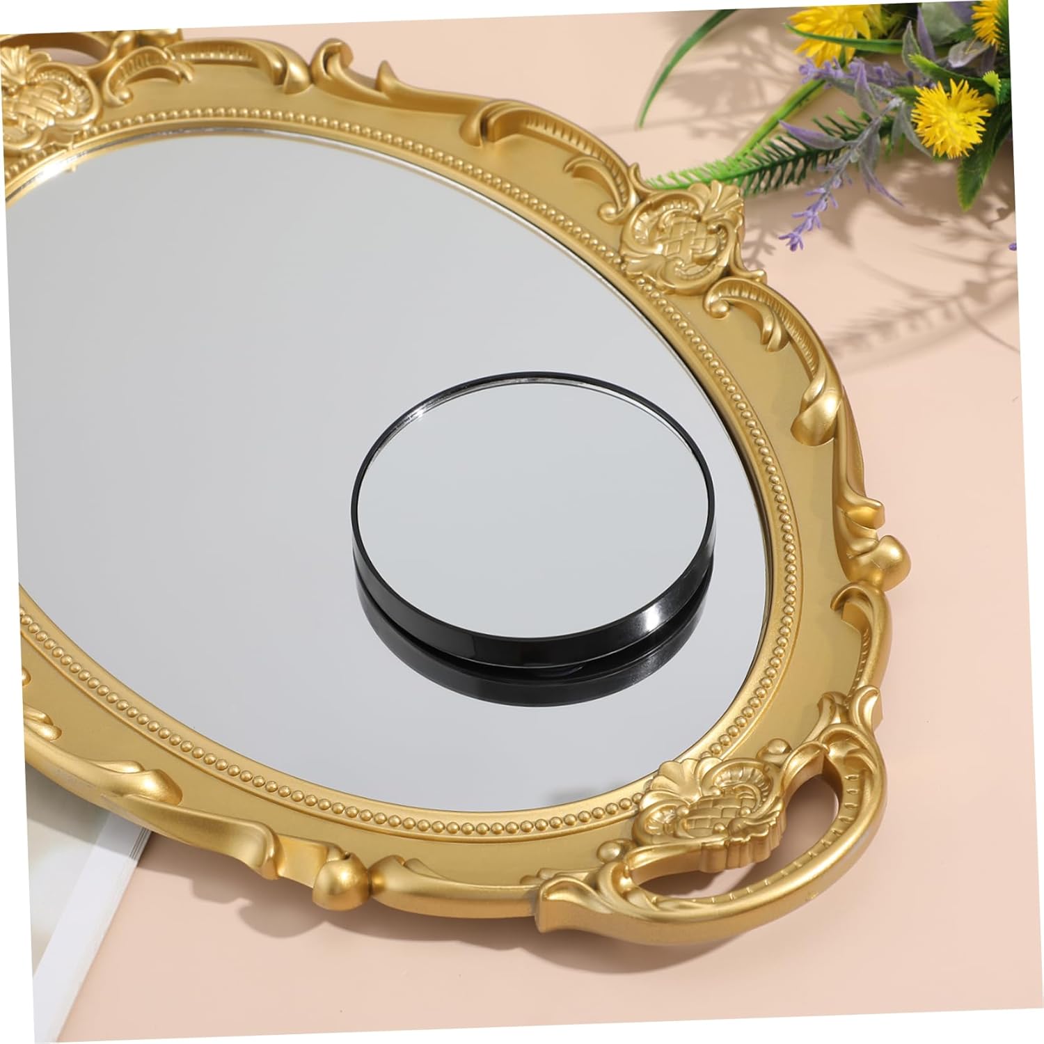 Magnifying Makeup Mirror with Suction Cups for Precision